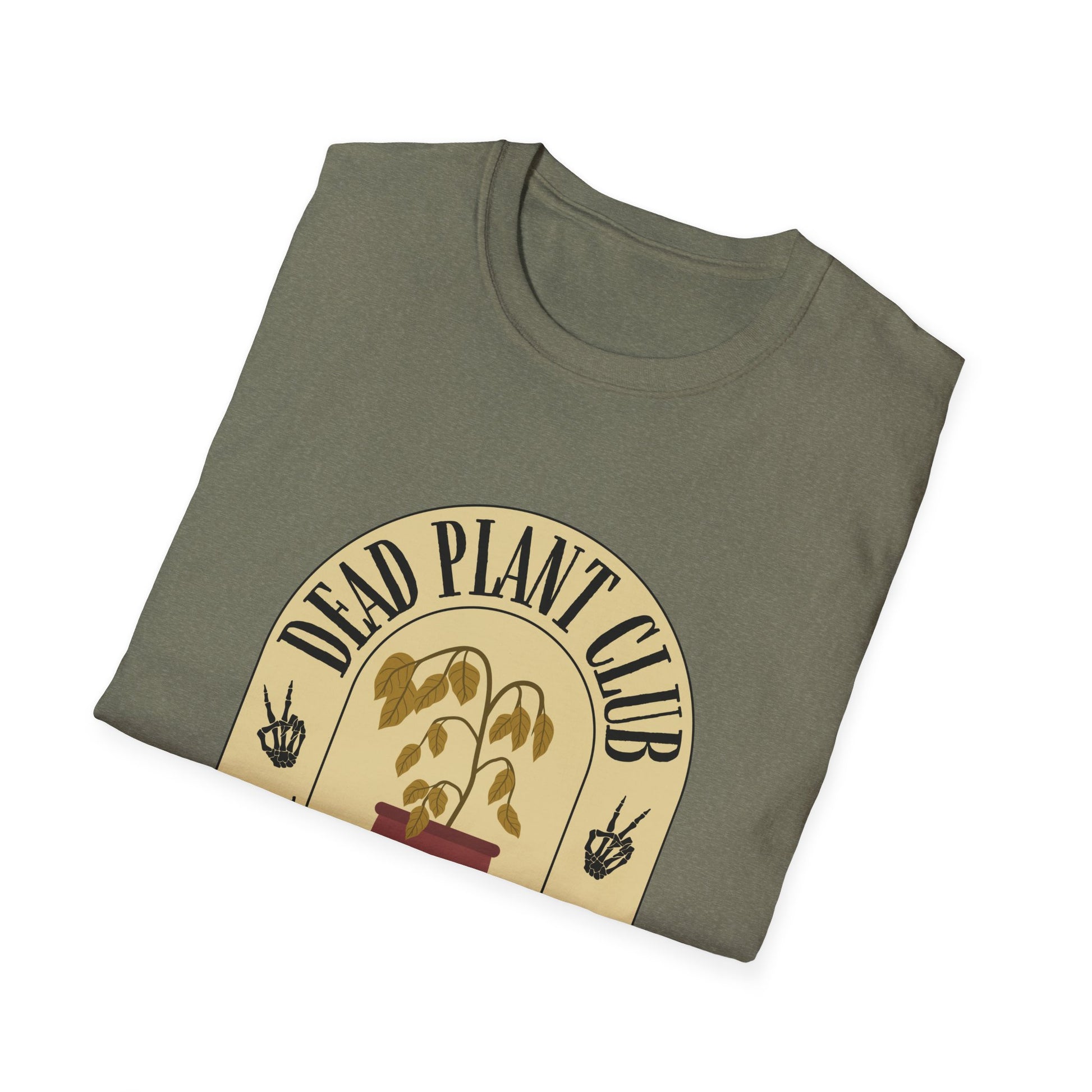 Dead Plant Club Unisex Softstyle T-Shirt | Perfect Gift for Plant Lovers, Plant Parent Tee, Casual Wear, Humor Shirt, Gardening Apparel