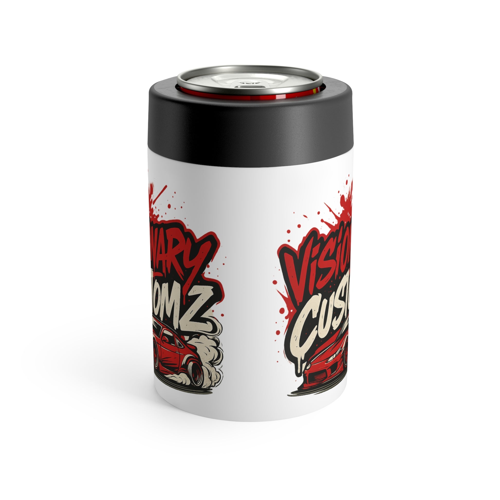 Custom Car Enthusiast Can Holder, Car Lover Gift, Personalized Drink Sleeve, Auto Show Accessory, Party Favor