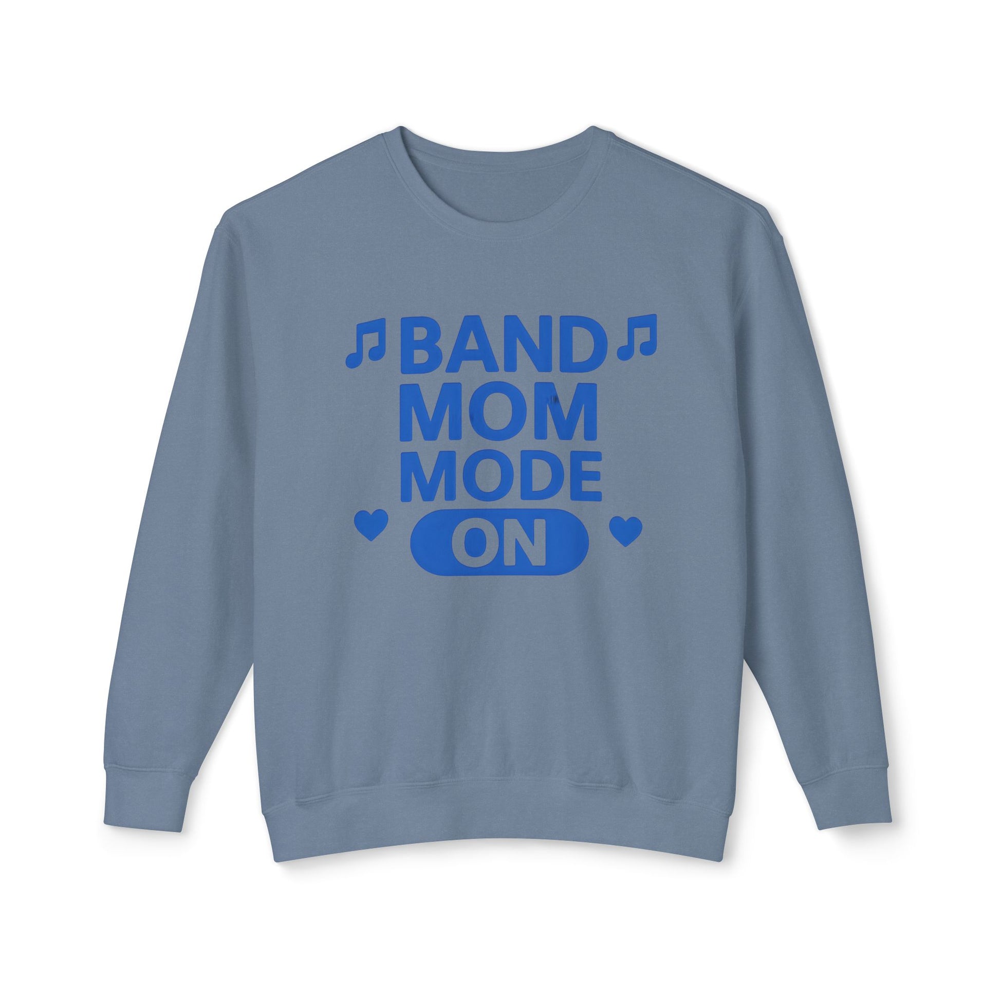 Band Mom Crewneck Sweatshirt | Perfect Gift for Music Lovers, Concert Attendees, Music Events, Cheerful Everyday Wear