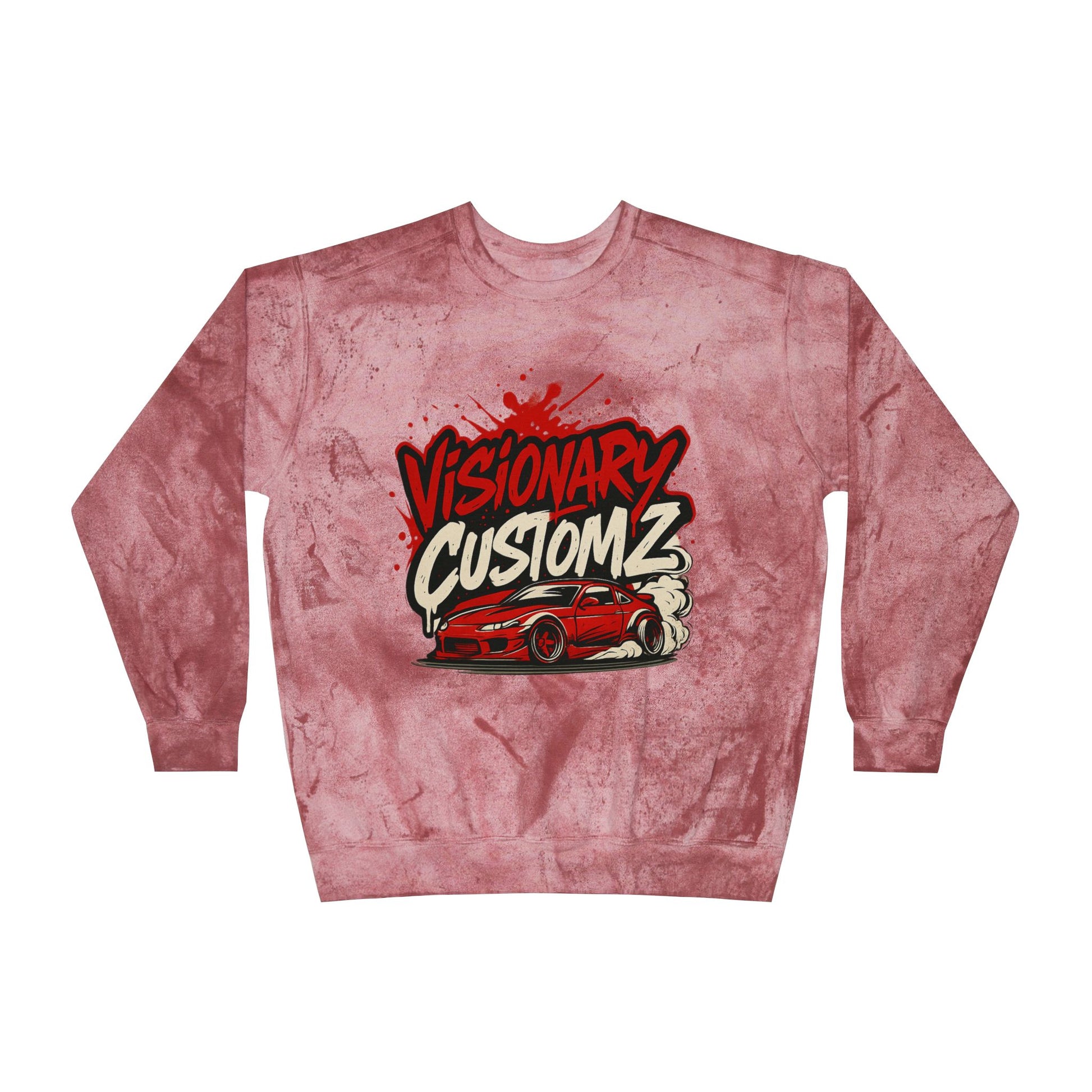 Visionary Custom Z Color Blast Sweatshirt, Unisex Sweatshirt, Comfort Colors