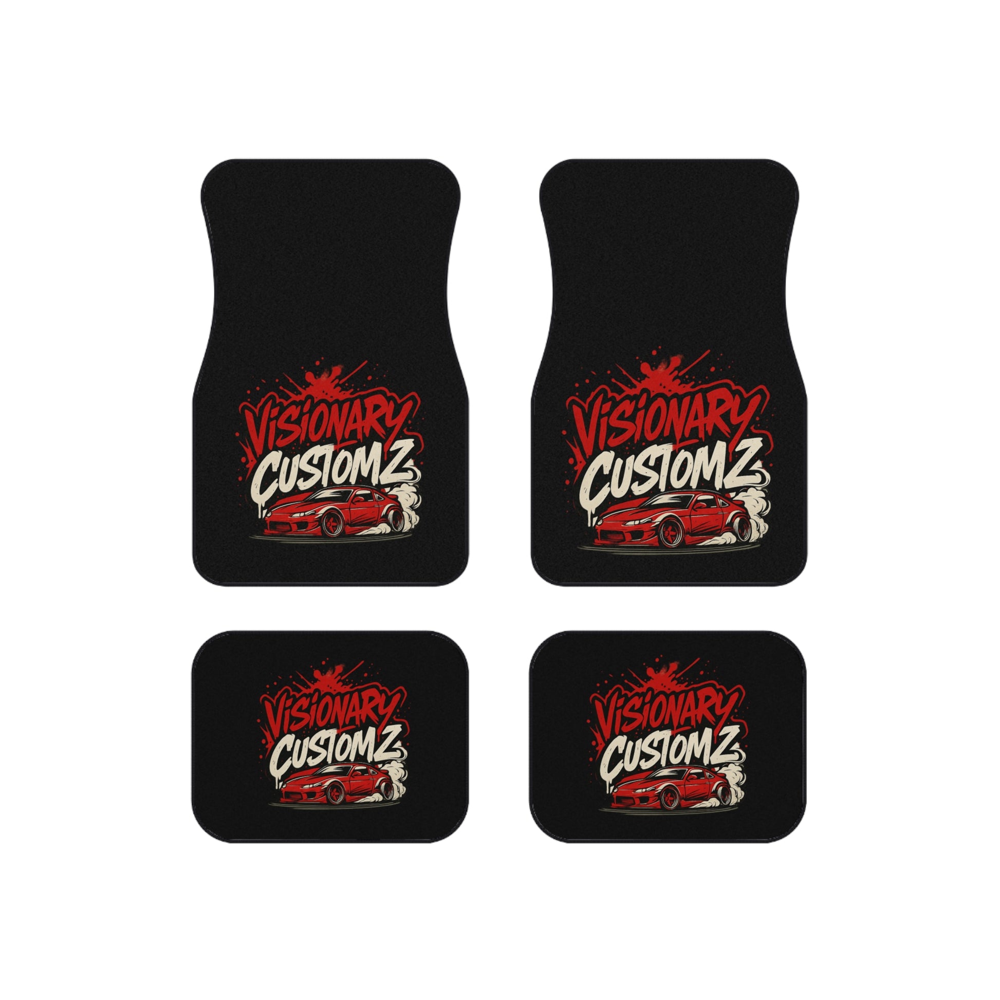 Visionary Customz Car Mats - Set of 4, Unique Automotive Floor Mats, Car Accessories for Car Enthusiasts, Gift for Auto Lovers, Custom [...]