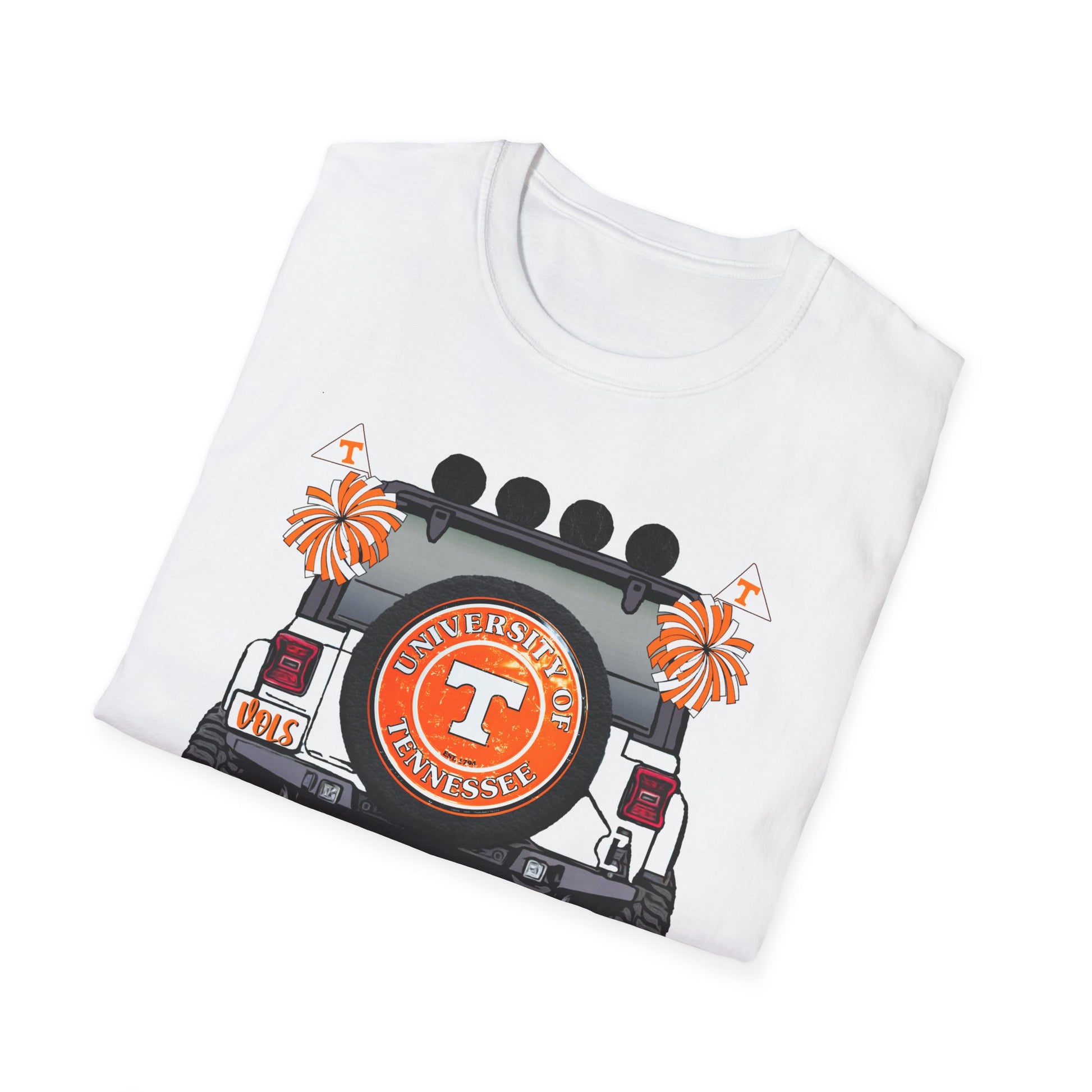 T-Shirt Celebrating Knoxville Spirit, Unisex Softstyle Tee for Fans, Perfect for Game Days, Tailgating, Gifts, Summer Outfits