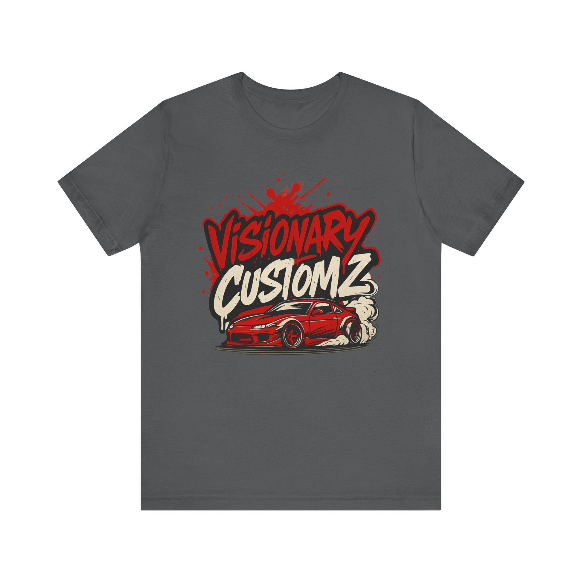 Visionary Customz Graphic Tee, Unisex Car Lover Shirt, Automotive Gift, Streetwear Top, Racing Enthusiast Apparel