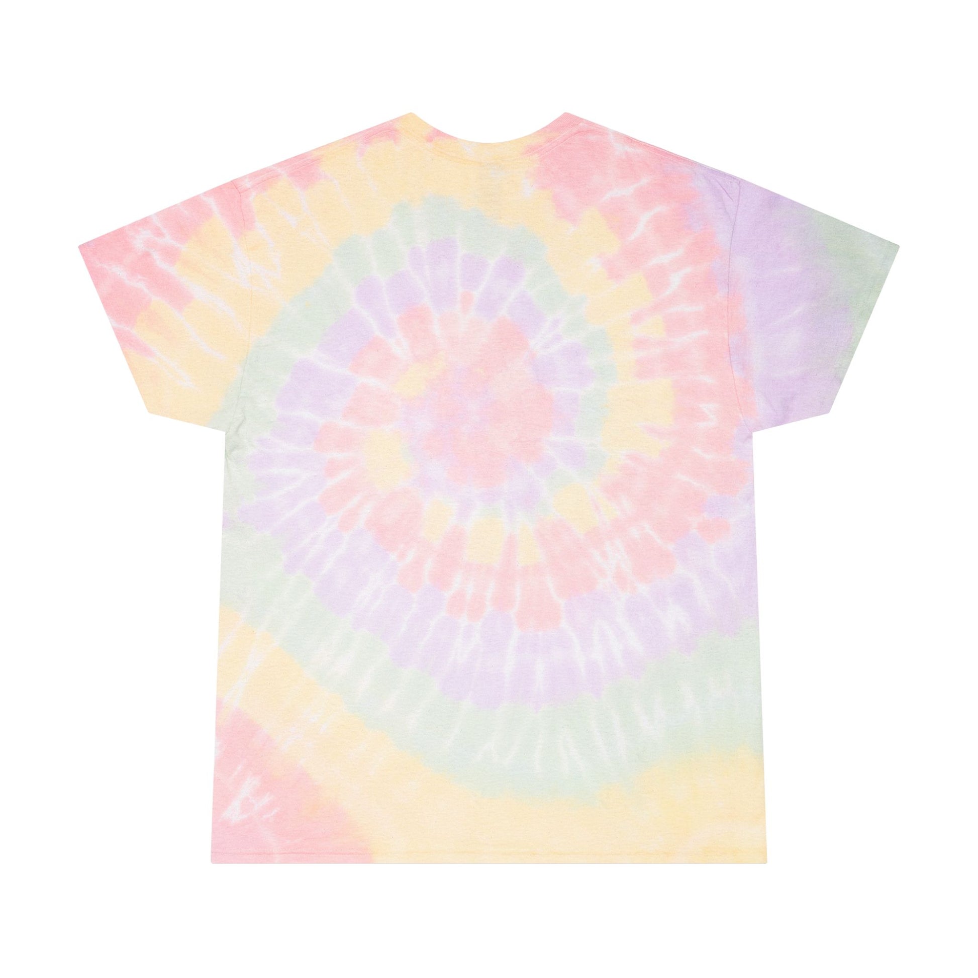 Spiral Tie-Dye Tee with Custom Graphics, Retro Vibe, Perfect for Festivals, Car Enthusiasts, Summer Outfits, Unique Gift Ideas