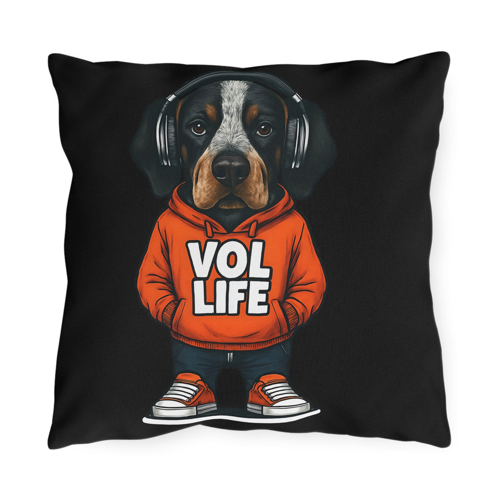 VOL Dog Outdoor Pillows, Dog Lover Gifts, Garden Decor, Cute Pillow Covers, Indoor Outdoor Cushions