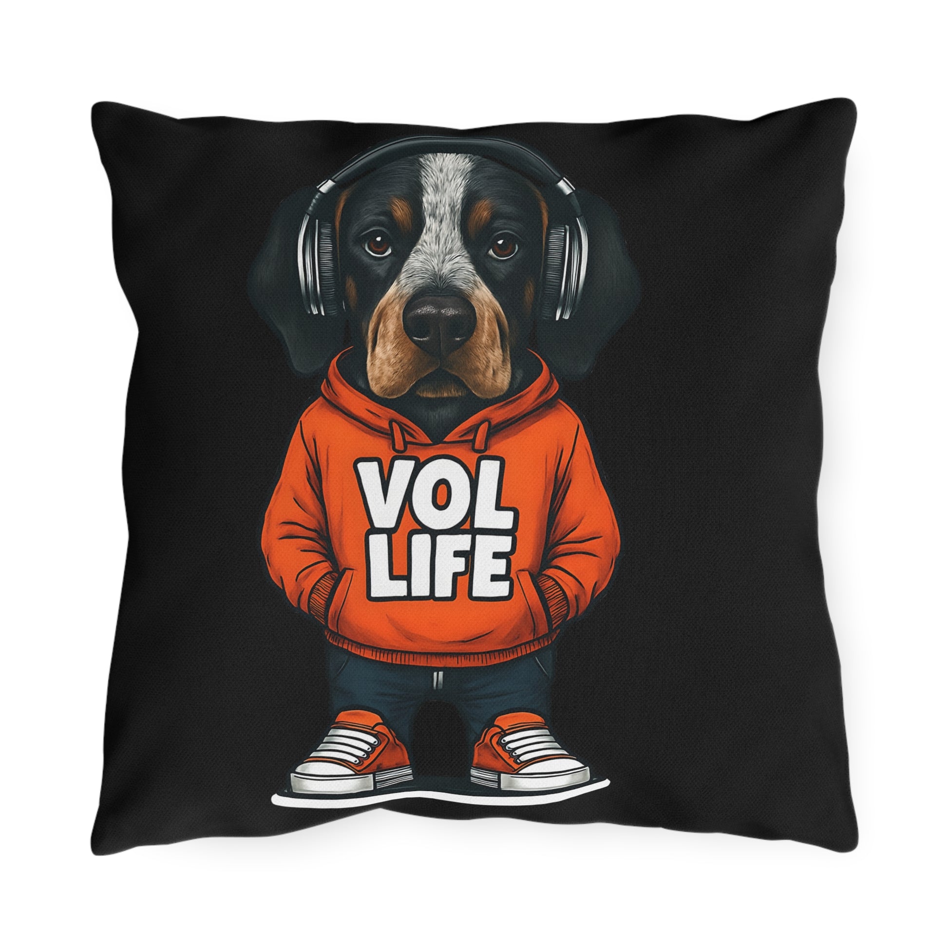 VOL Dog Outdoor Pillows, Dog Lover Gifts, Garden Decor, Cute Pillow Covers, Indoor Outdoor Cushions