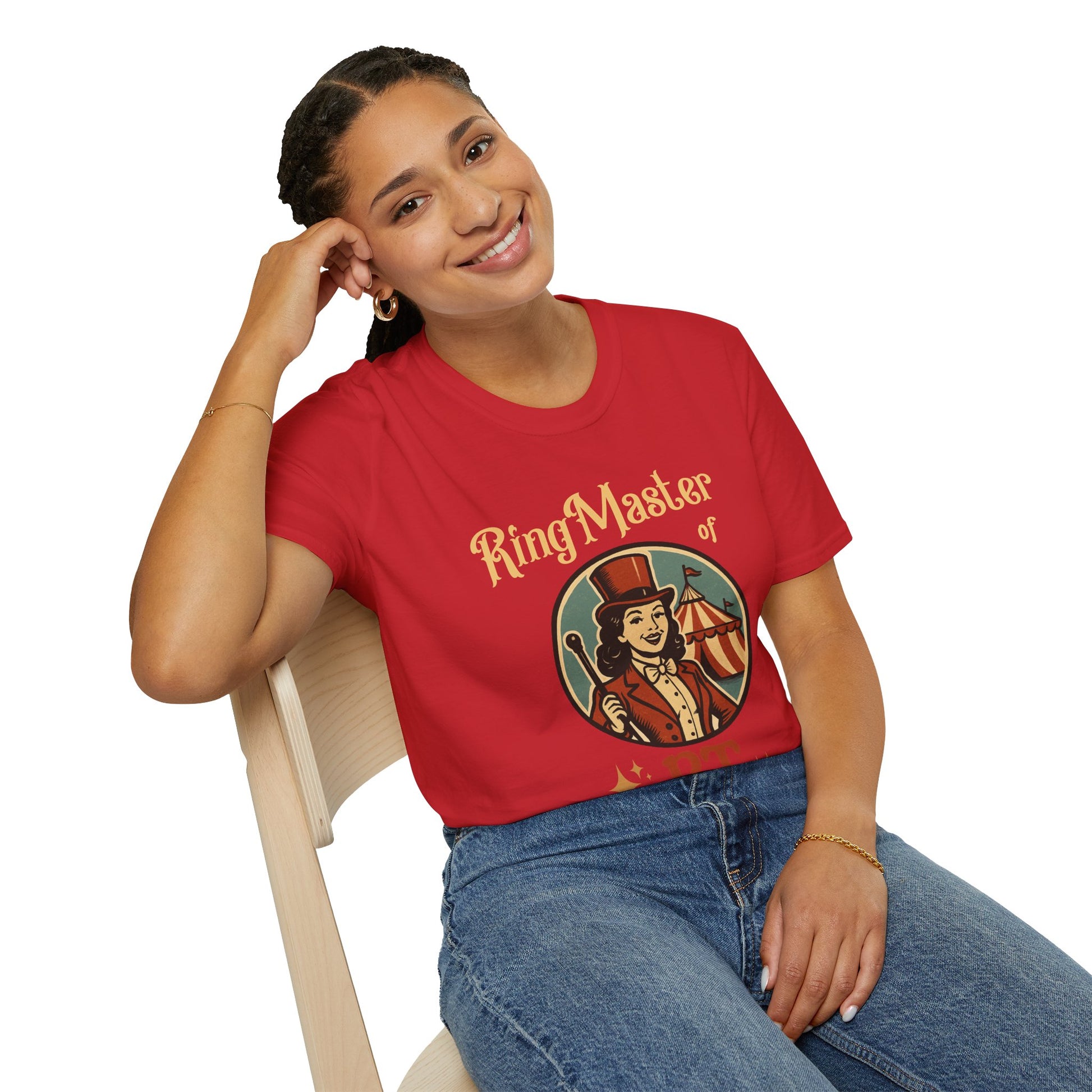 Vintage Ringmaster T-Shirt, Circus Shirt, Unisex Tee, Carnival Style, Fun Graphic Top, Festival Apparel