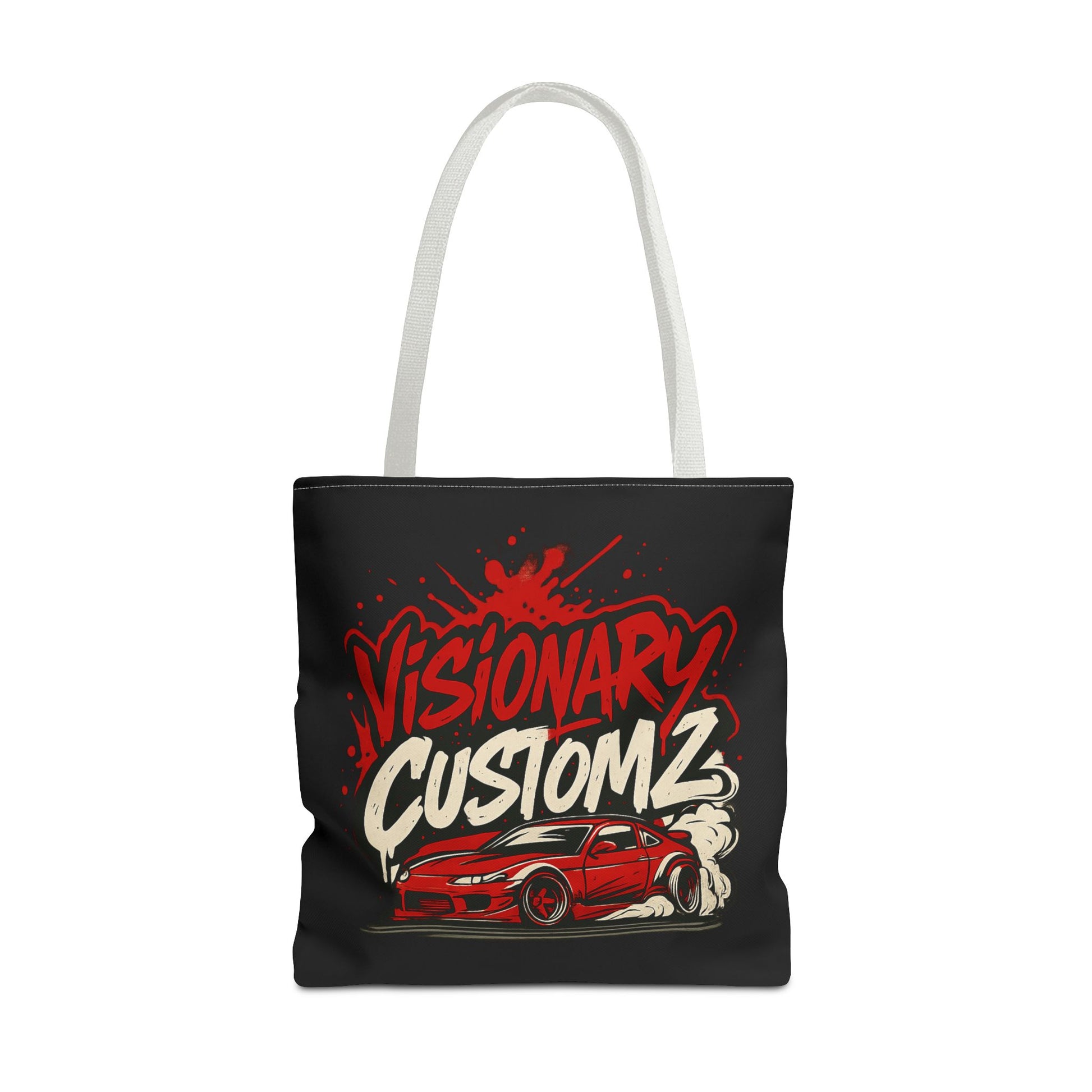 Visionary Customz Tote Bag - Stylish Car Enthusiast Bag, Gift for Auto Lovers, Custom Car Accessories, Unique Shopping Tote, AOP Design