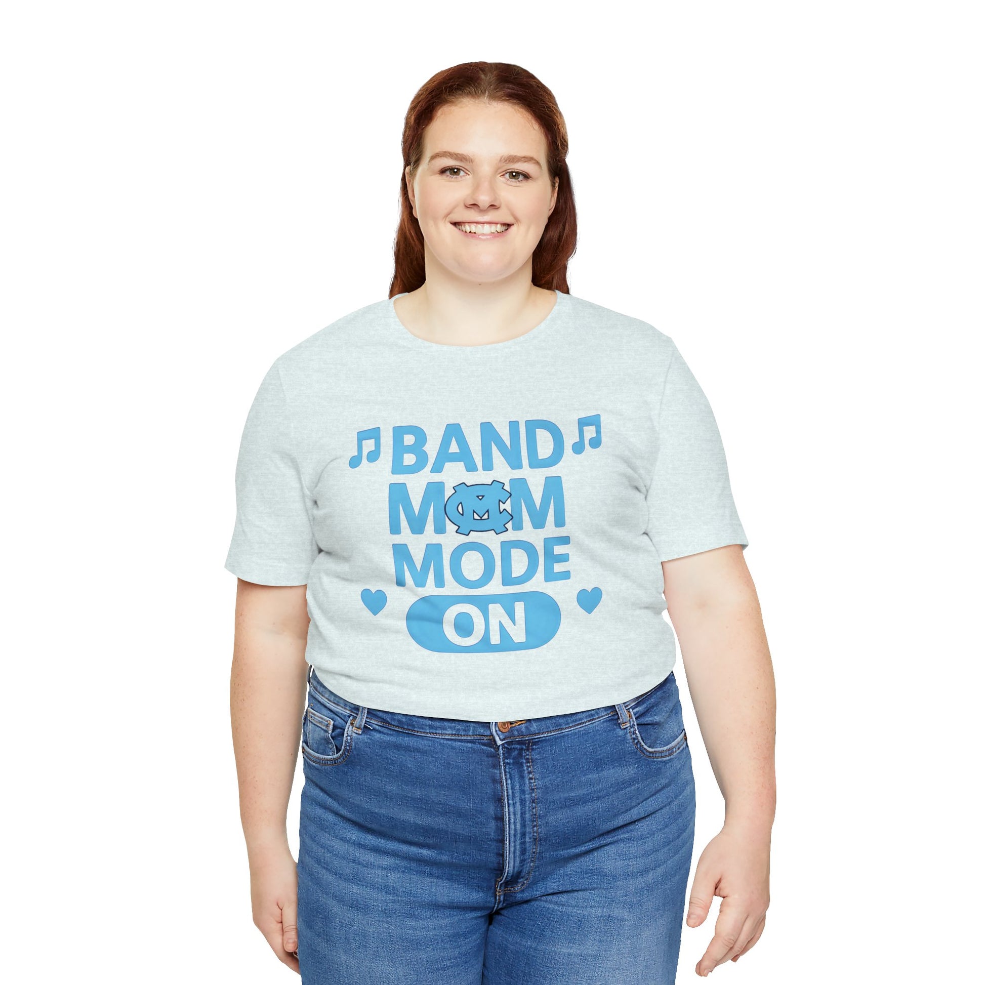 Band Mom Mode On Tee - Unisex Jersey Shirt for Music Lovers, Perfect for Concerts, Band Events, Gift for Moms, Music Enthusiasts