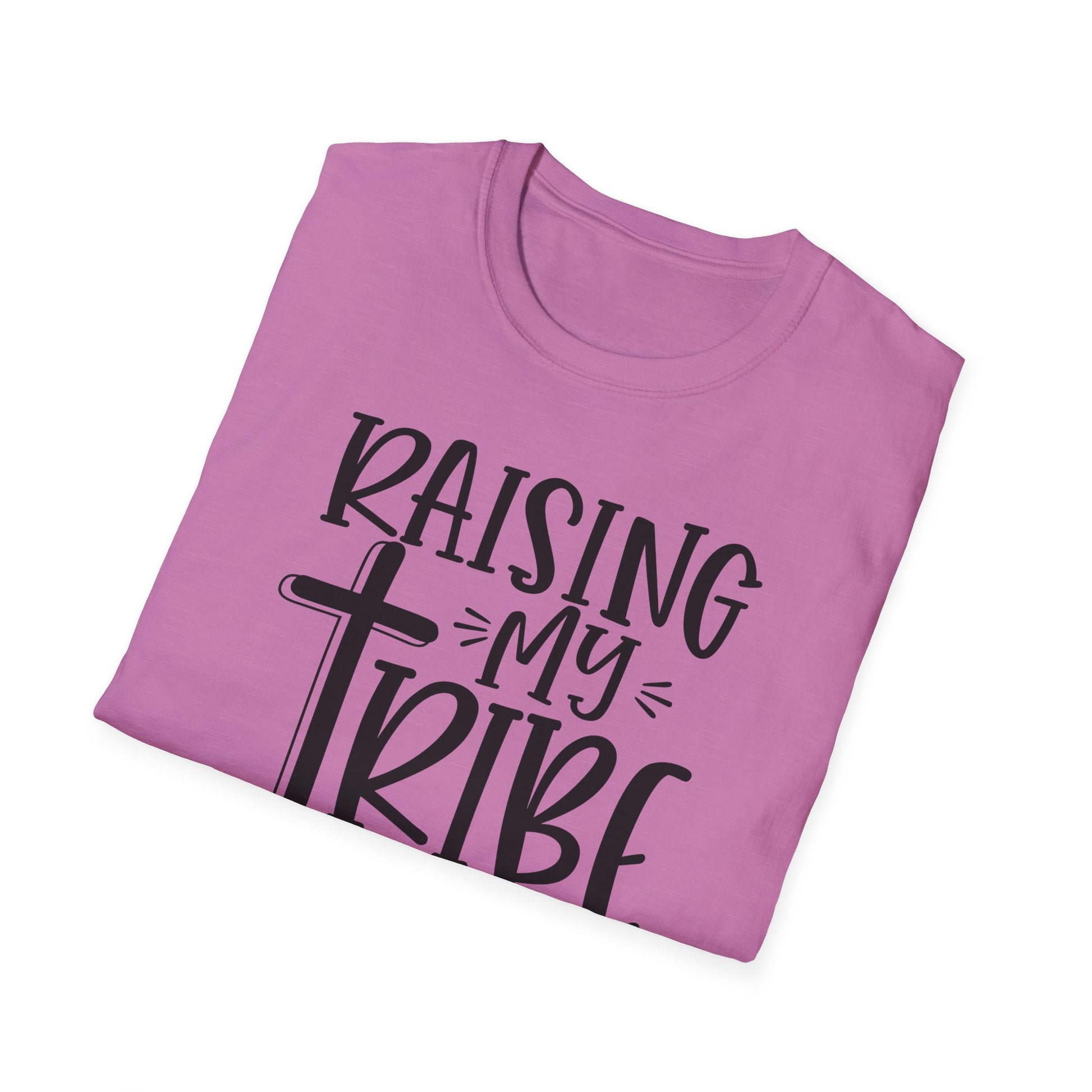 Raising My Tribe on Jesus Vibes Unisex T-Shirt, Christian Tee, Faith-Based Apparel, Gifts for Believers, Casual Church Wear