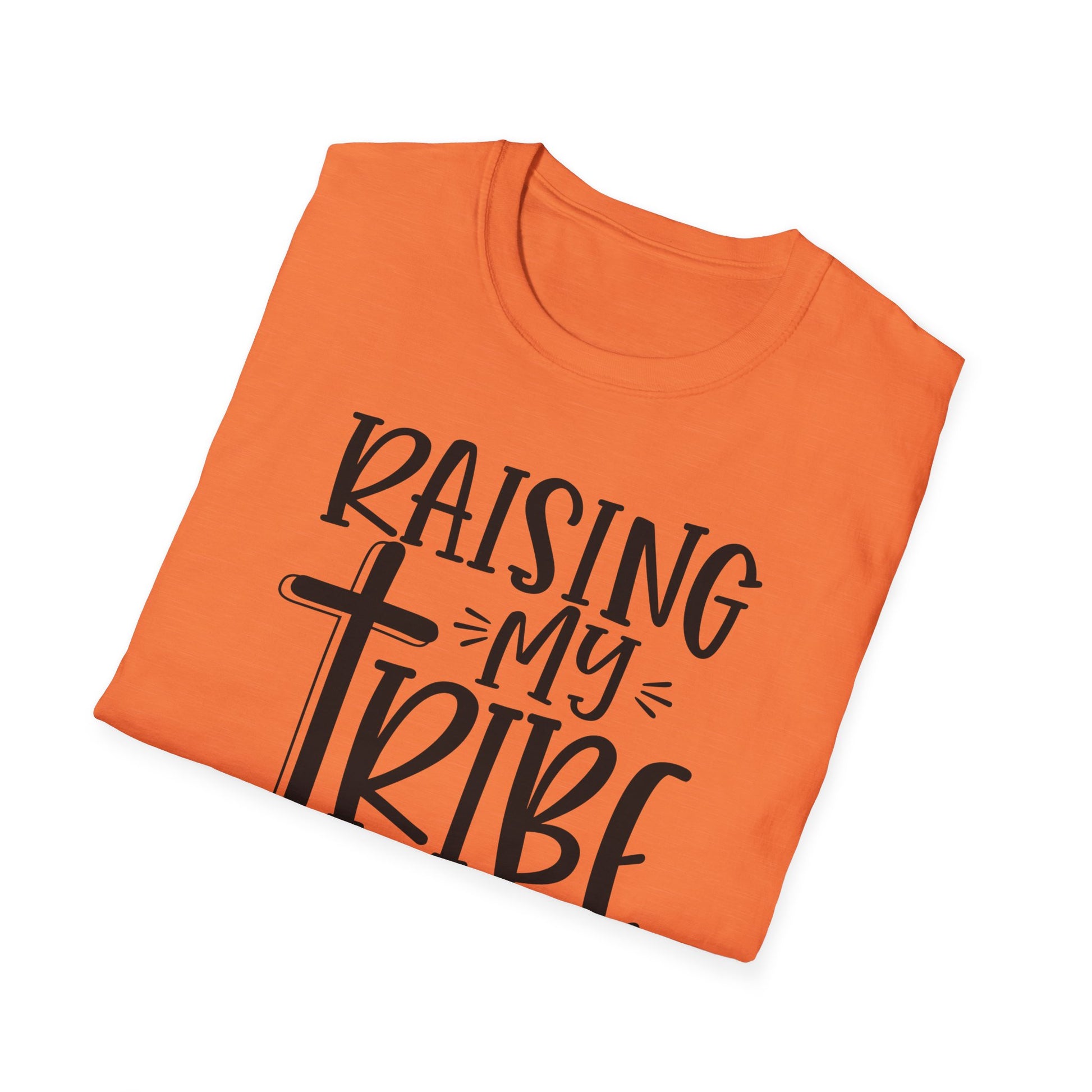 Raising My Tribe on Jesus Vibes Unisex T-Shirt, Christian Tee, Faith-Based Apparel, Gifts for Believers, Casual Church Wear