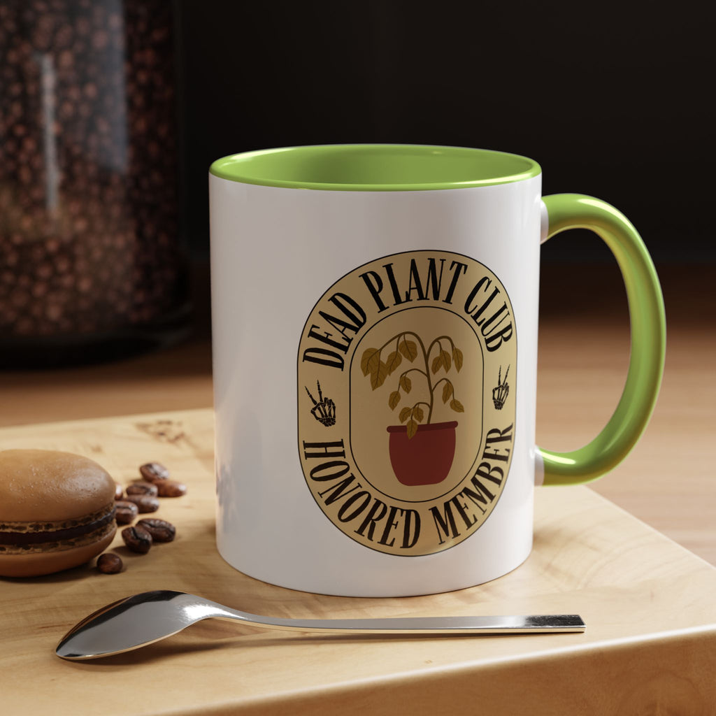 Dead Plant Club Honored Member Coffee Mug | Gifts for Plant Lovers, Unique Home Decor, Funny Birthday Present, Gardening Enthusiast