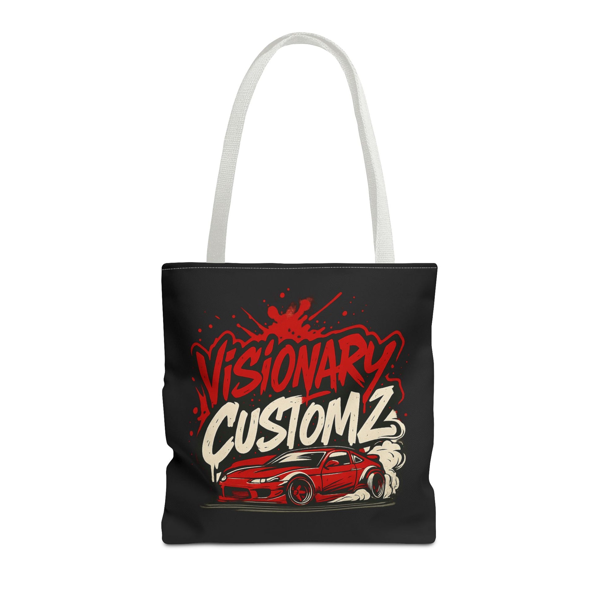 Visionary Customz Tote Bag - Stylish Car Enthusiast Bag, Gift for Auto Lovers, Custom Car Accessories, Unique Shopping Tote, AOP Design