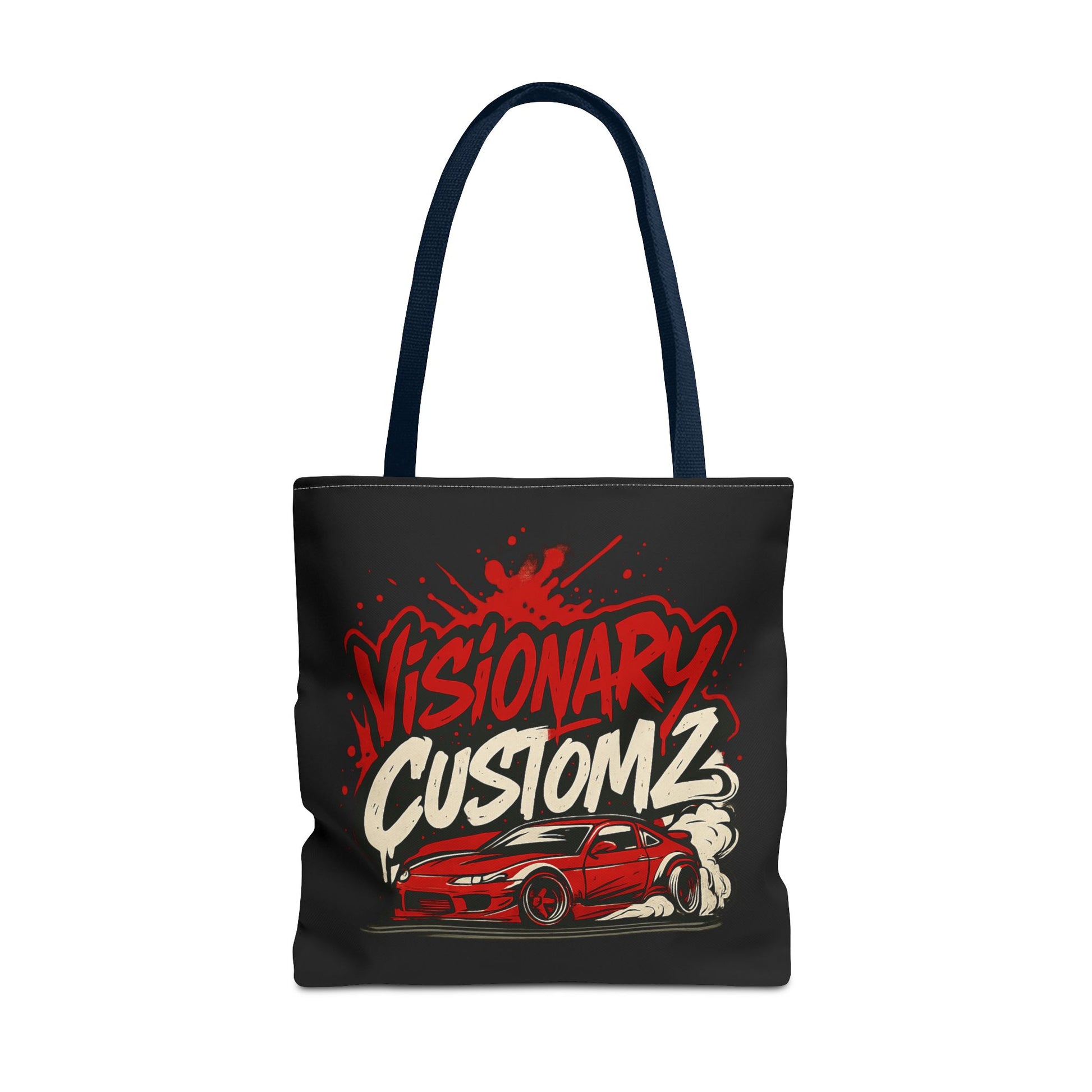 Visionary Customz Tote Bag - Stylish Car Enthusiast Bag, Gift for Auto Lovers, Custom Car Accessories, Unique Shopping Tote, AOP Design