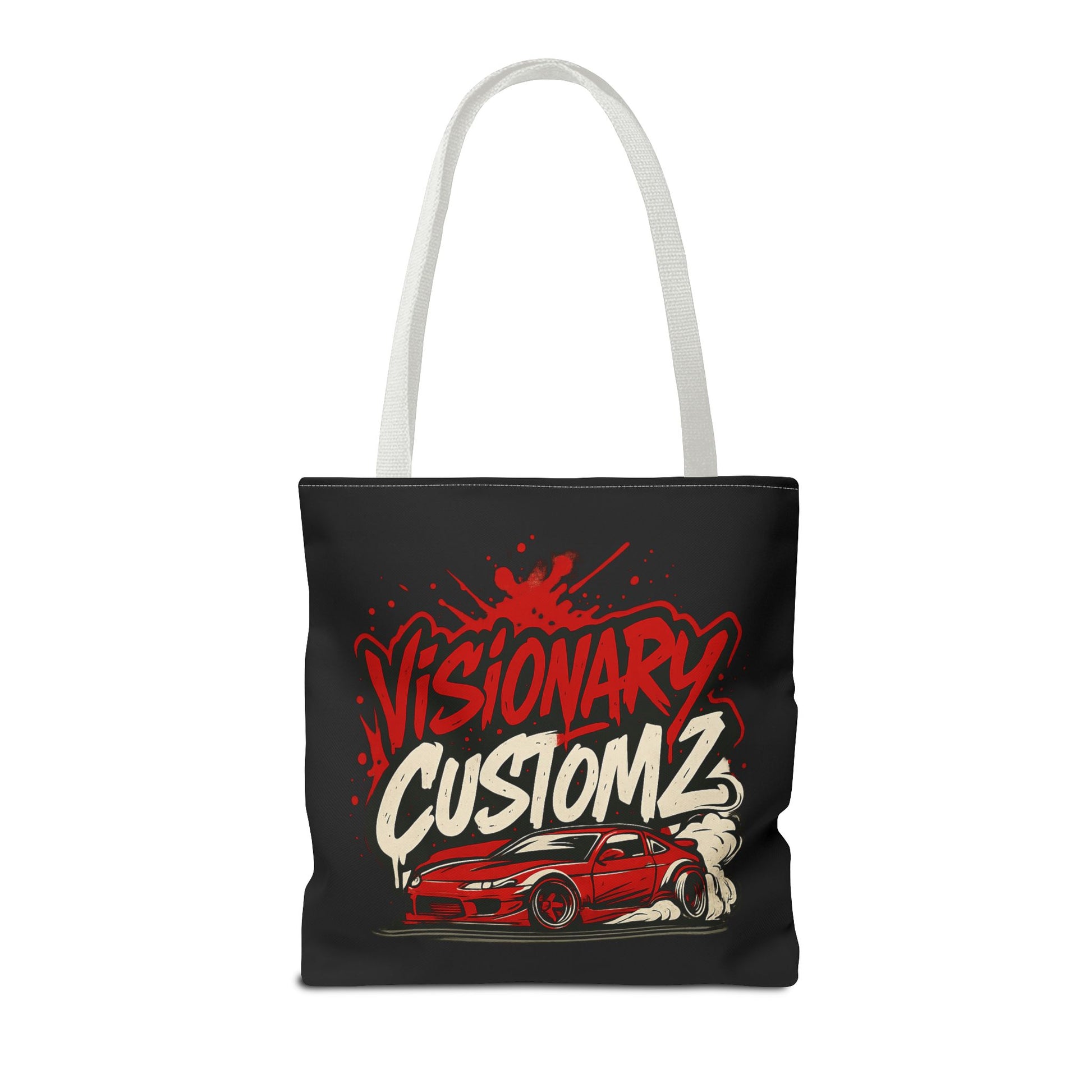 Visionary Customz Tote Bag - Stylish Car Enthusiast Bag, Gift for Auto Lovers, Custom Car Accessories, Unique Shopping Tote, AOP Design
