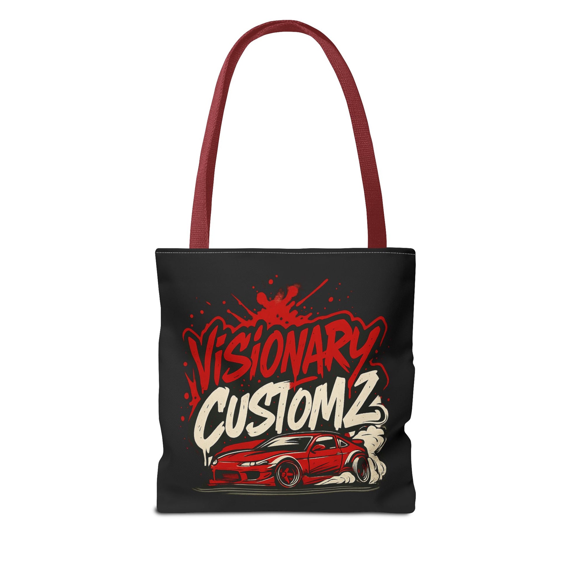 Visionary Customz Tote Bag - Stylish Car Enthusiast Bag, Gift for Auto Lovers, Custom Car Accessories, Unique Shopping Tote, AOP Design