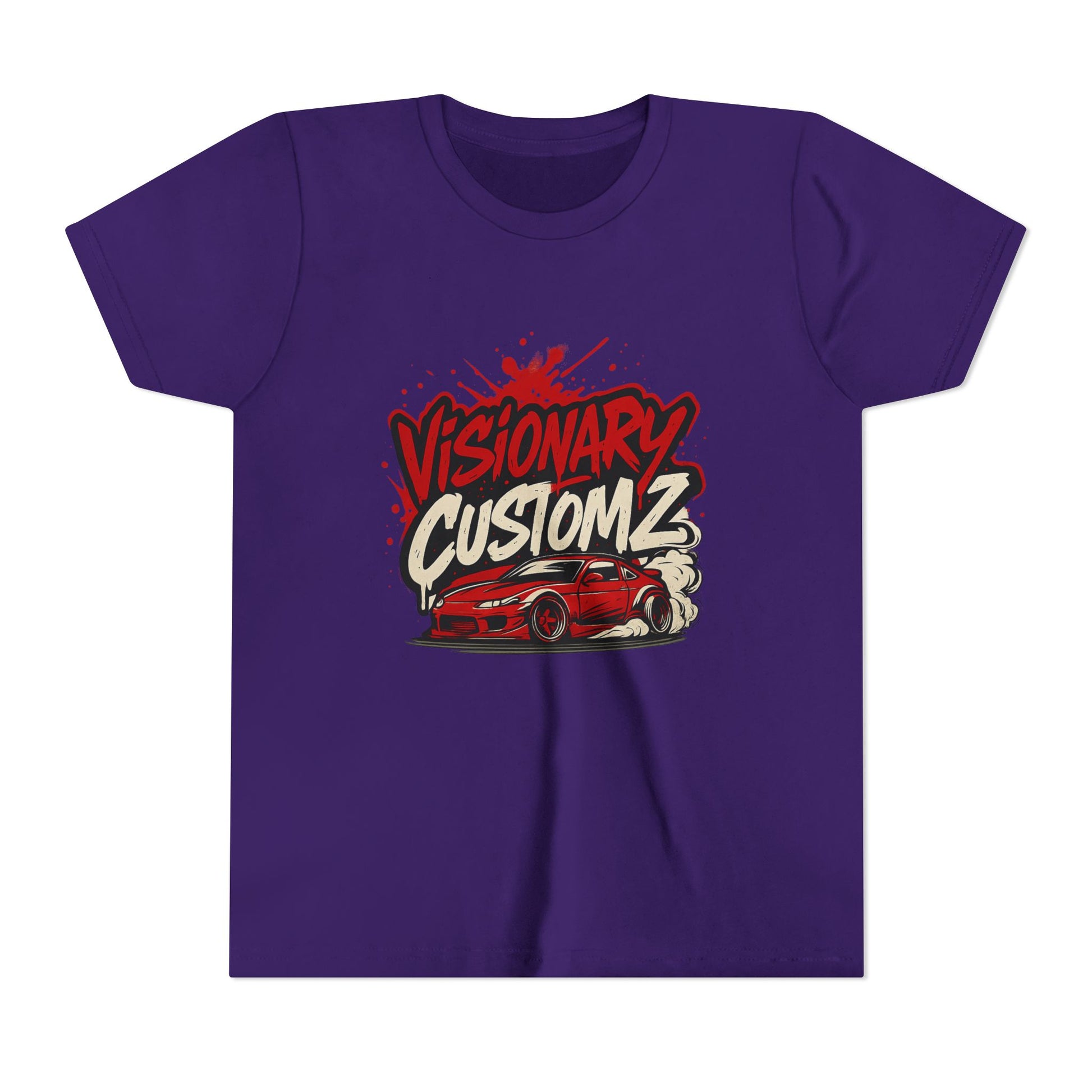 Visionary Custom Youth Tee - Cool Car Graphic, Gift for Young Car Enthusiasts, Birthday Shirt, Customizable Apparel, Automotive Fashion
