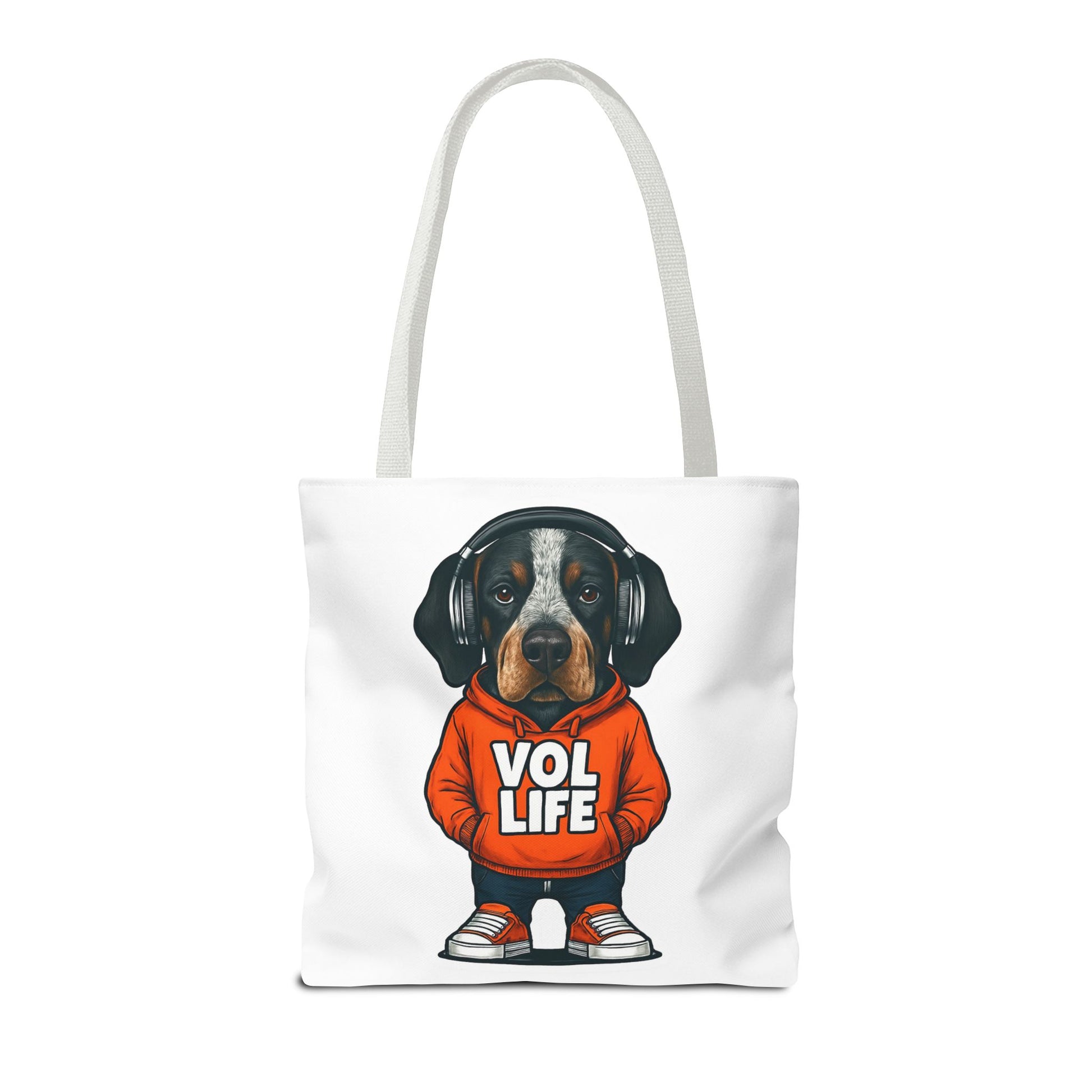 Vol Life Dog Tote Bag, Cute Dog Lover Bag, Funny Pet Tote, Funny Gift for Dog Parents, Dog Mom Gift, AOP Dog Tote