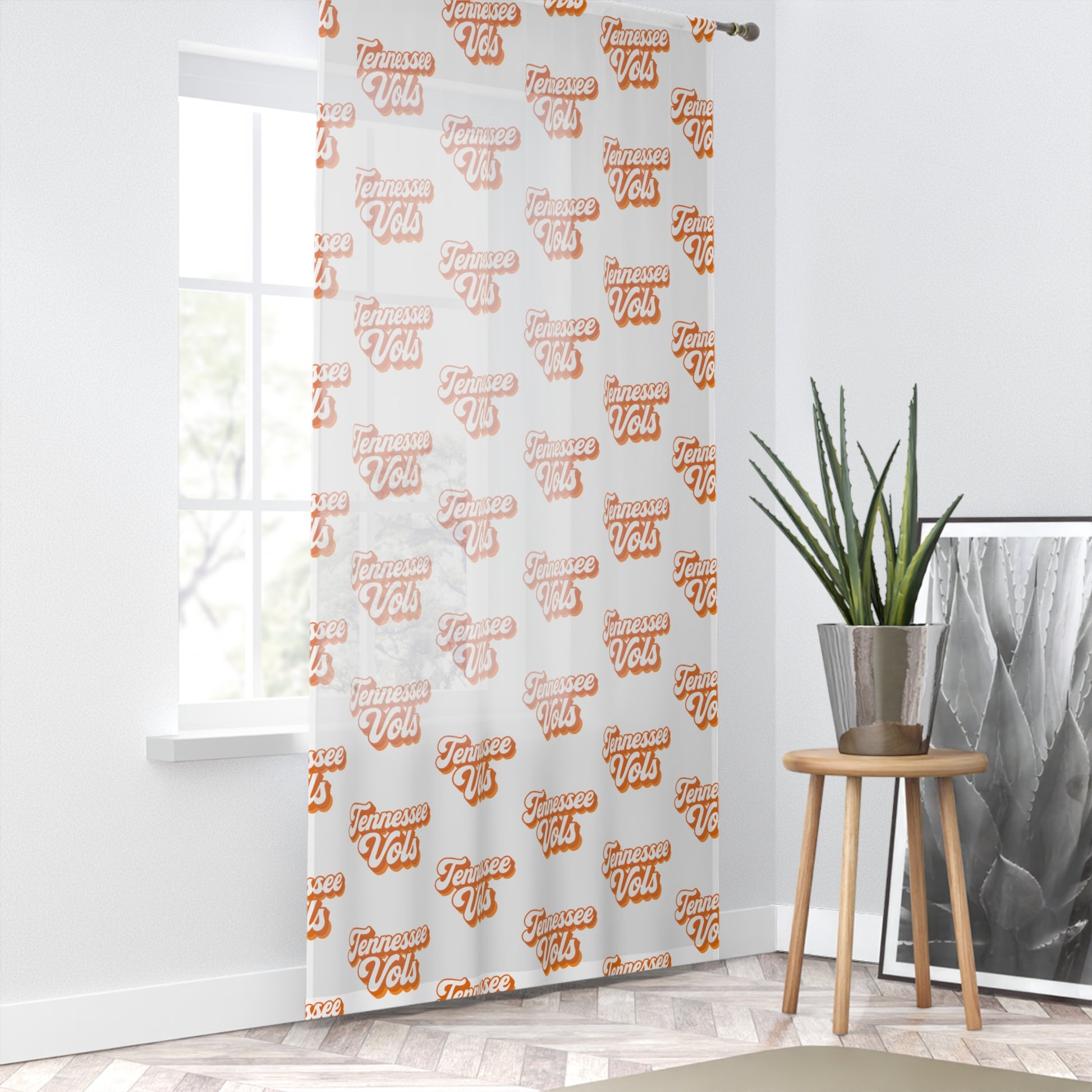 Tennessee Volunteers Window Curtain, Sports Decor, Game Day Essentials, Home Team Decoration, College Football Fan Gift, Tennessee Vols