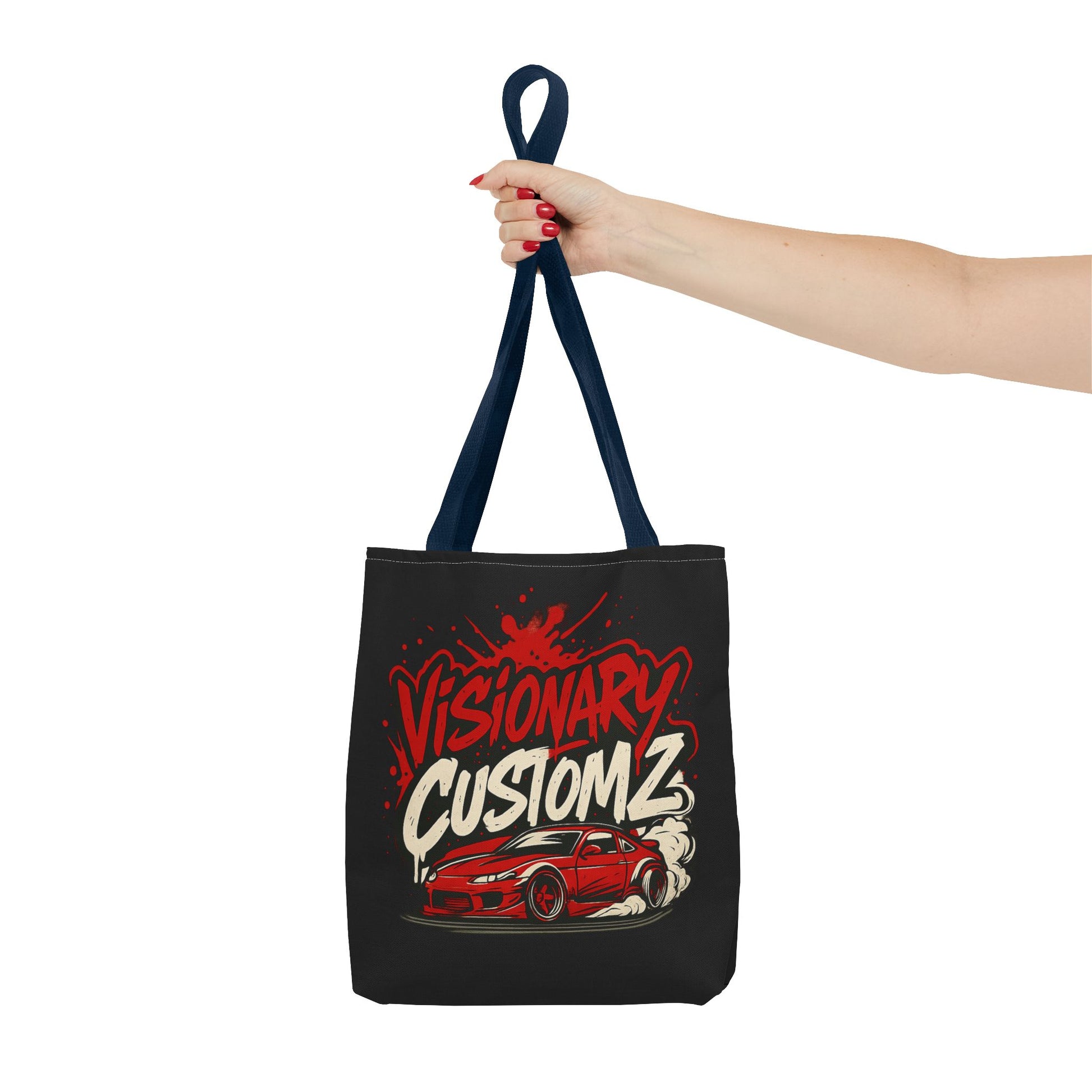 Visionary Customz Tote Bag - Stylish Car Enthusiast Bag, Gift for Auto Lovers, Custom Car Accessories, Unique Shopping Tote, AOP Design