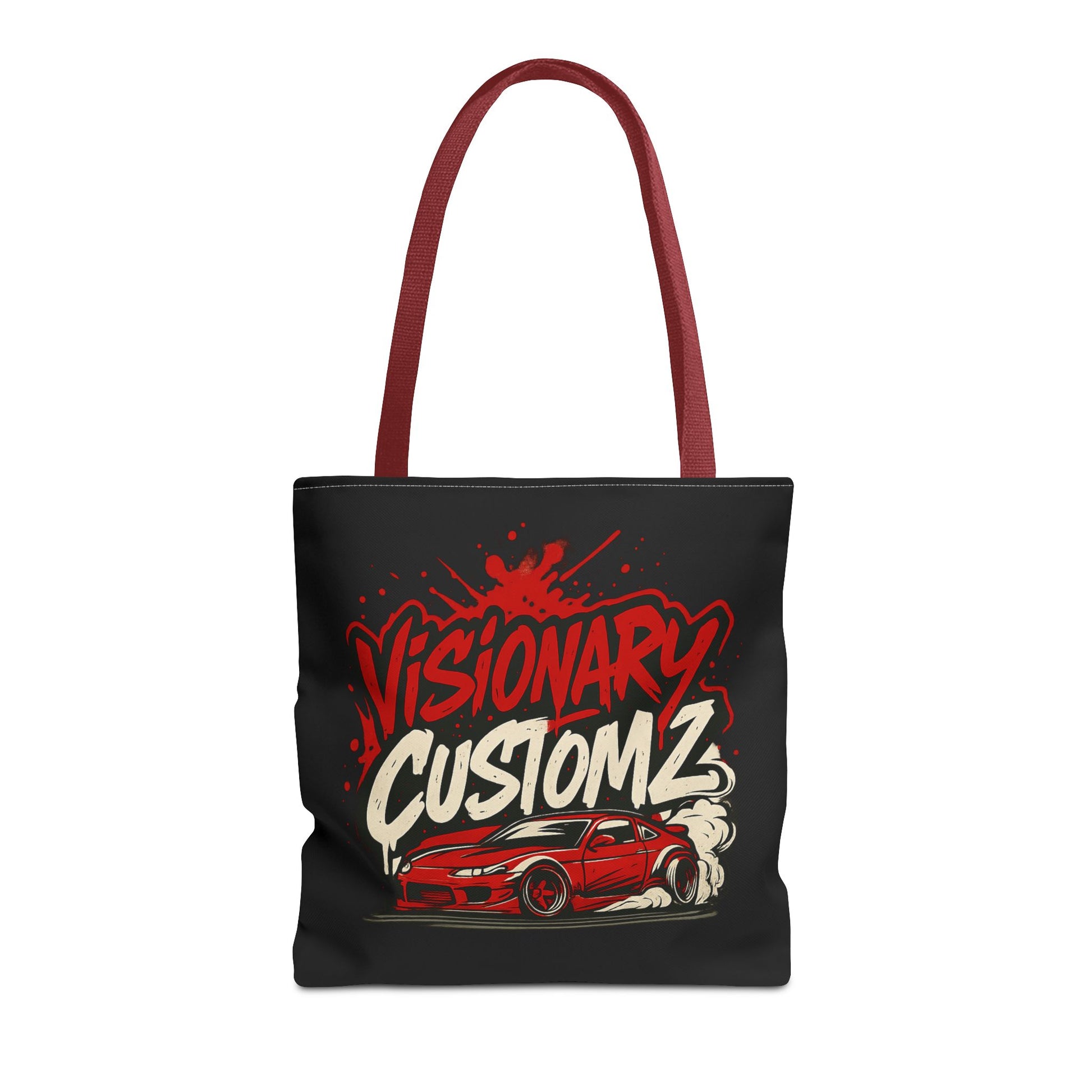 Visionary Customz Tote Bag - Stylish Car Enthusiast Bag, Gift for Auto Lovers, Custom Car Accessories, Unique Shopping Tote, AOP Design