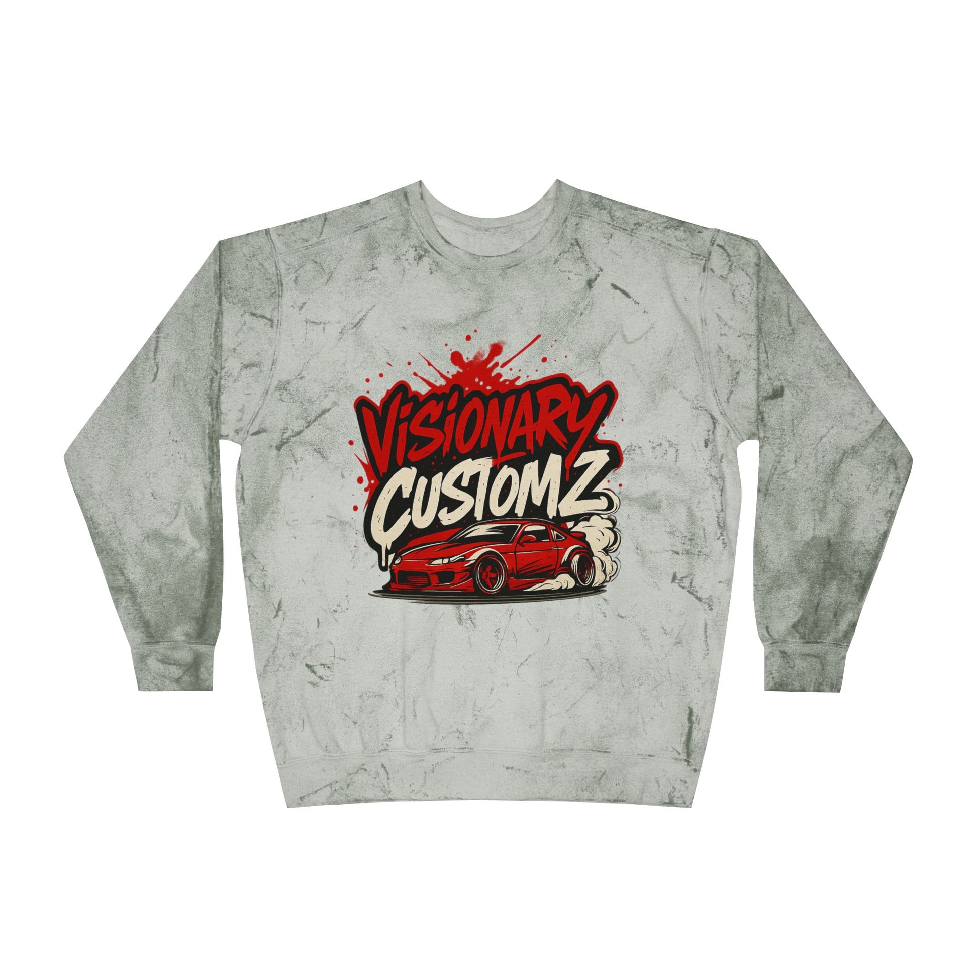 Visionary Custom Z Color Blast Sweatshirt, Unisex Sweatshirt, Comfort Colors