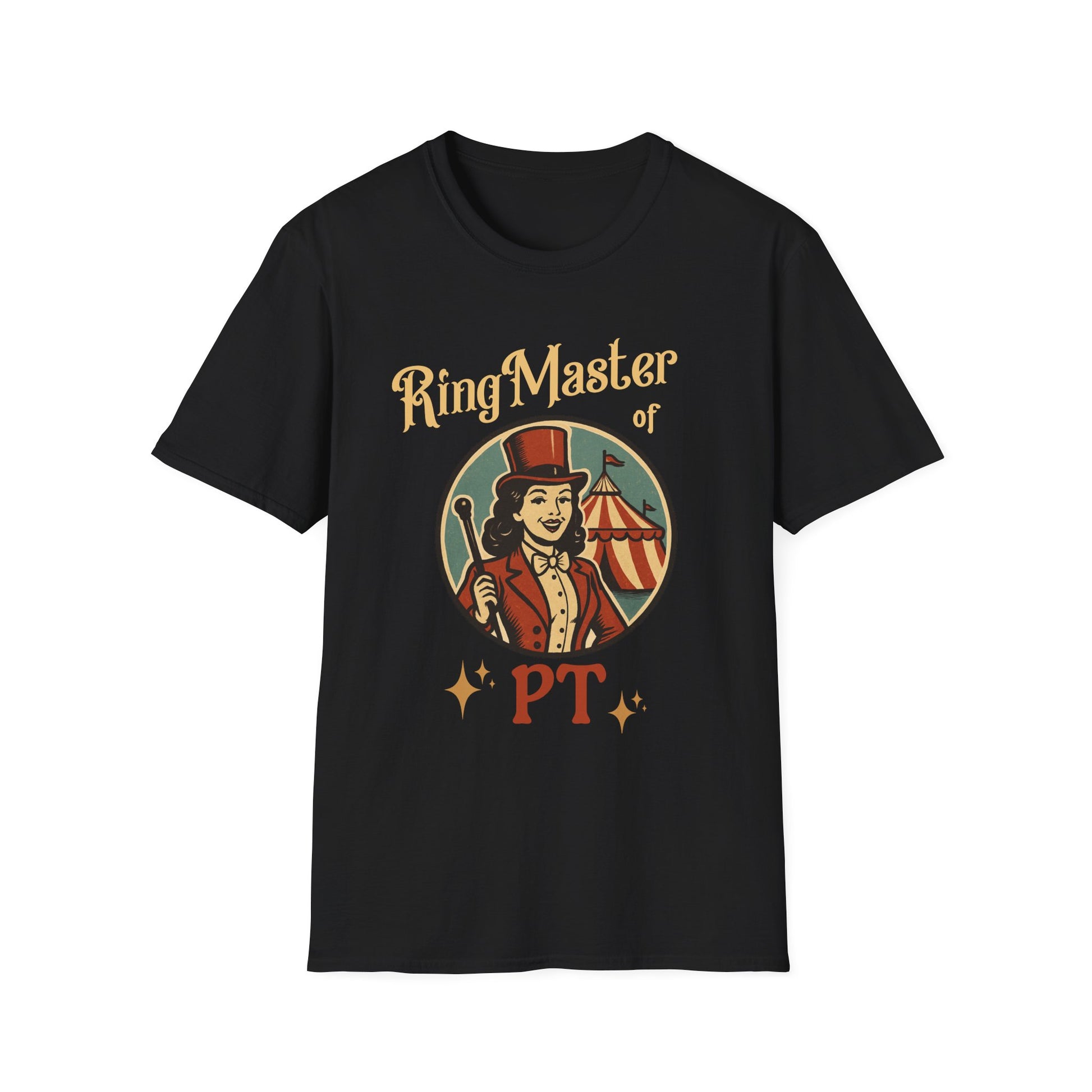 Vintage Ringmaster T-Shirt, Circus Shirt, Unisex Tee, Carnival Style, Fun Graphic Top, Festival Apparel