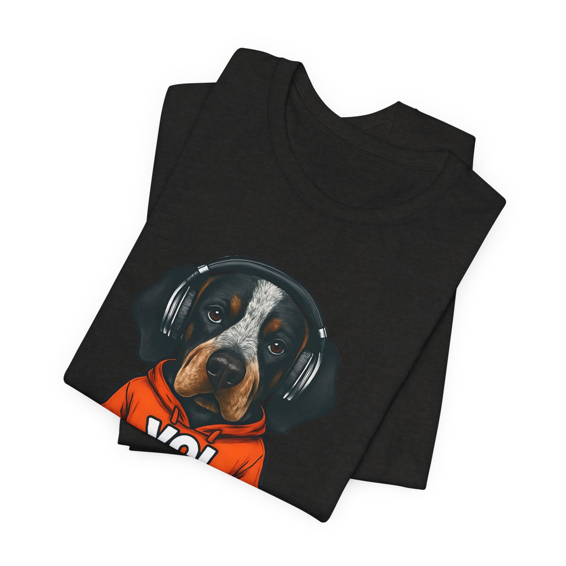 Smokey Dog Graphic Tee - VOL LIFE, Pet Lover Gift, Unisex Jersey Short Sleeve Shirt, Fun t-shirt, Casual Wear, Dog Lover Apparel