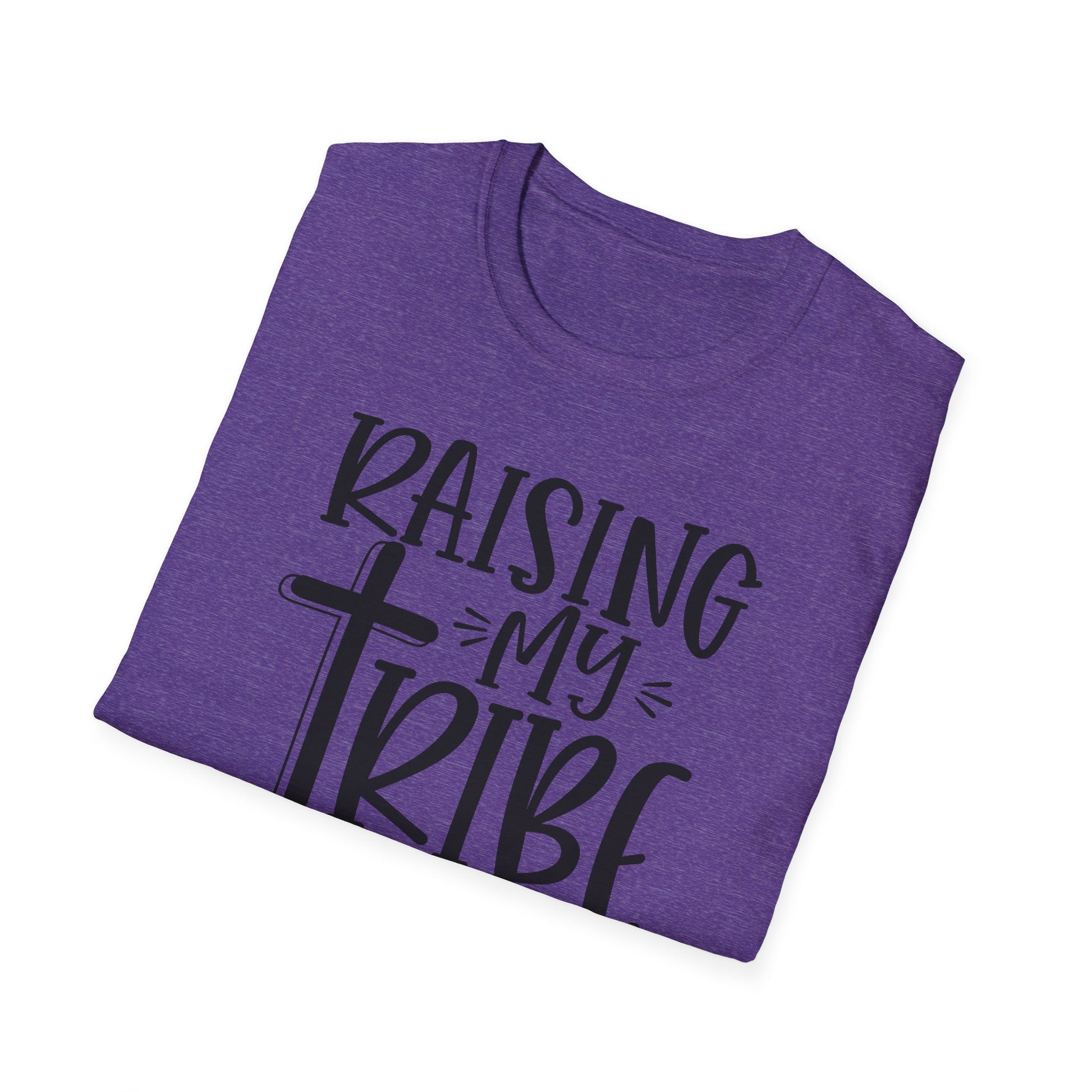 Raising My Tribe on Jesus Vibes Unisex T-Shirt, Christian Tee, Faith-Based Apparel, Gifts for Believers, Casual Church Wear
