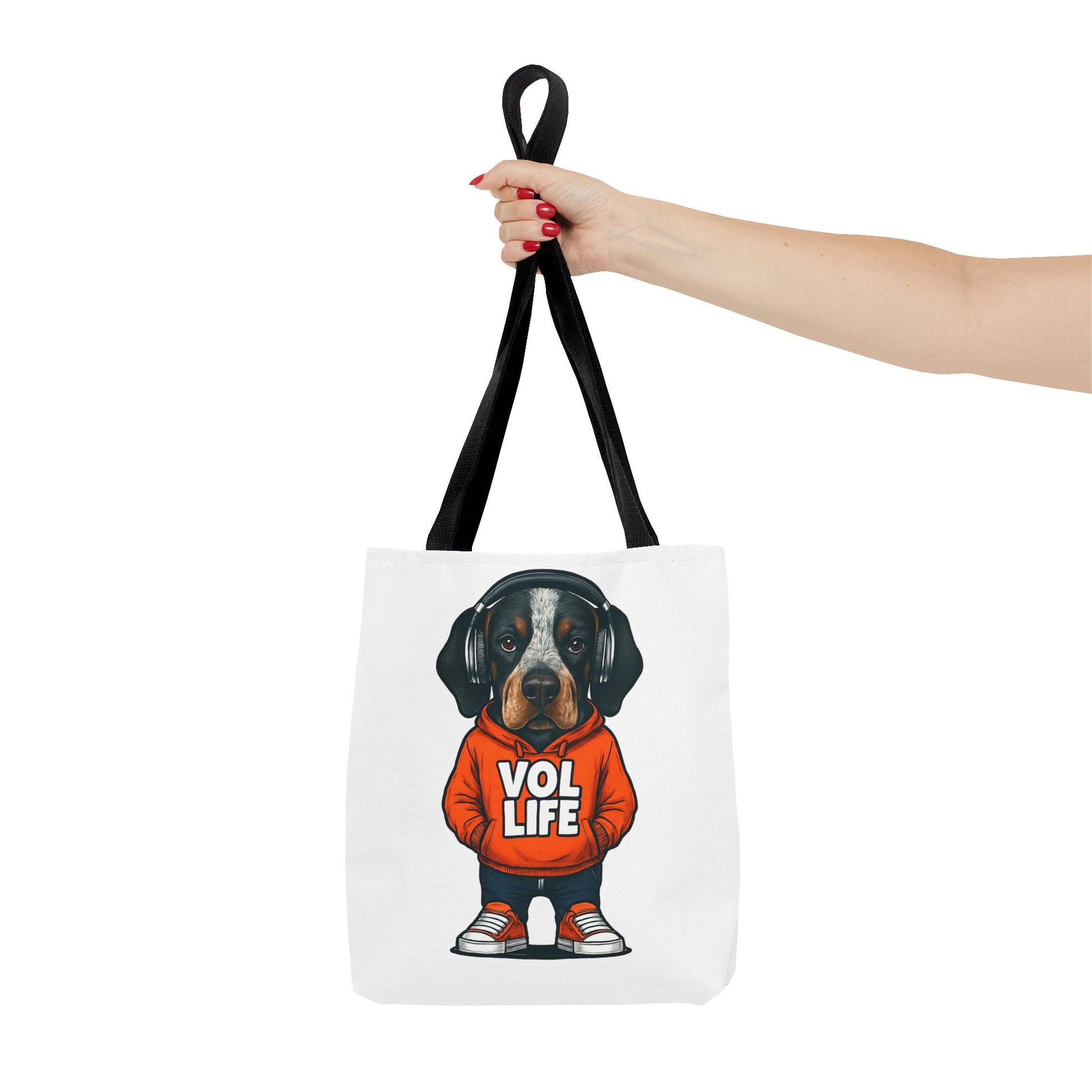 Vol Life Dog Tote Bag, Cute Dog Lover Bag, Funny Pet Tote, Funny Gift for Dog Parents, Dog Mom Gift, AOP Dog Tote