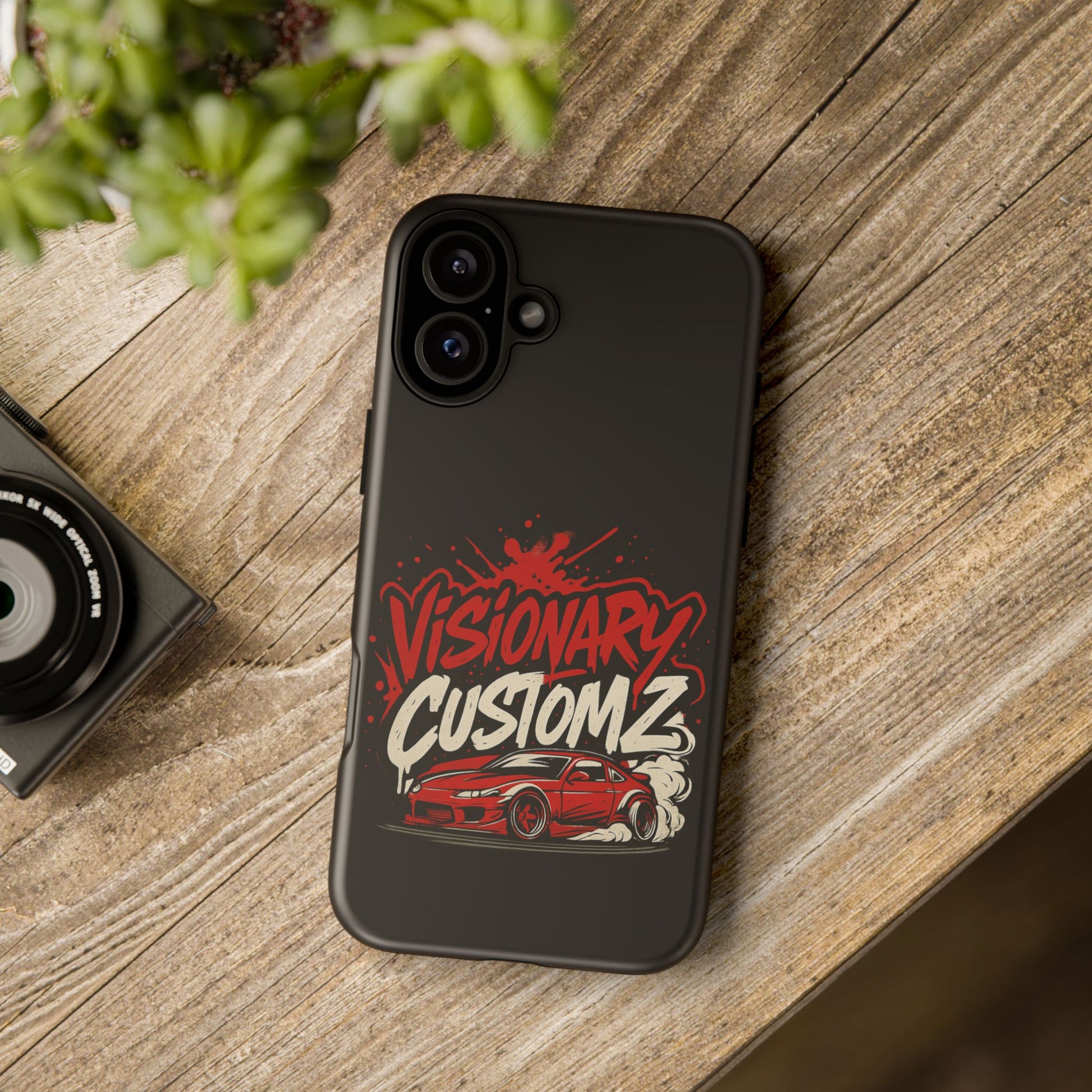Visionary Customz Phone Case, Car Lover Accessory, Gift for Auto Enthusiasts, Customizable Phone Protection, Birthday Gift Idea