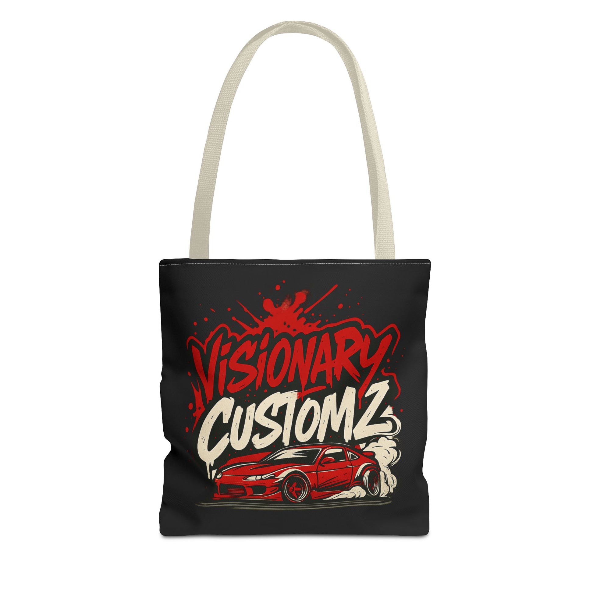 Visionary Customz Tote Bag - Stylish Car Enthusiast Bag, Gift for Auto Lovers, Custom Car Accessories, Unique Shopping Tote, AOP Design