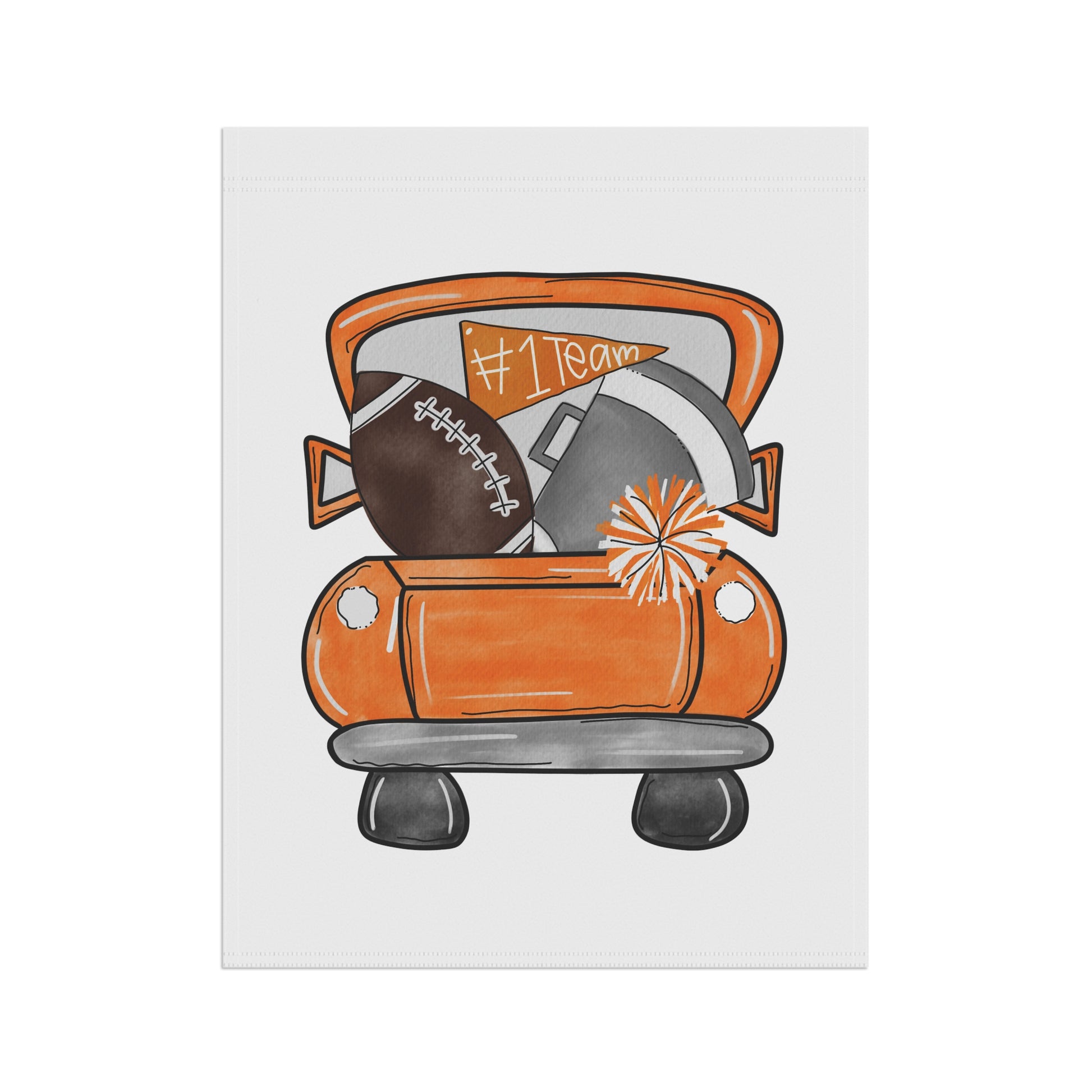 Cheerful Garden Banner for Sports Fans, Outdoor Decor, Game Day Sign, Front Yard Greeting, Team Spirit Flag, TN VOLS
