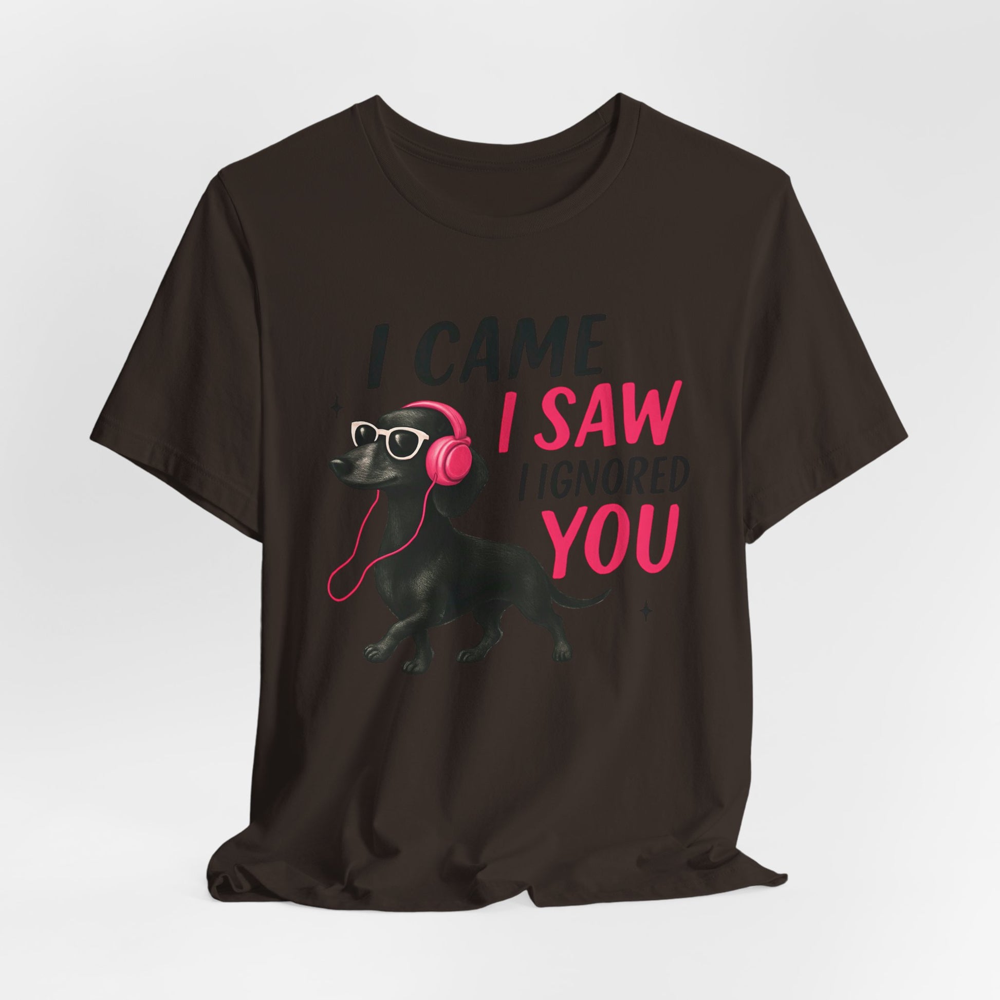 Cool Dog Lover Tee - I Came, I Saw, I Ignored You | Funny Pet Shirt, Gift for Dog Owners, Casual Wear, Birthday Gift, Animal Lover Apparel