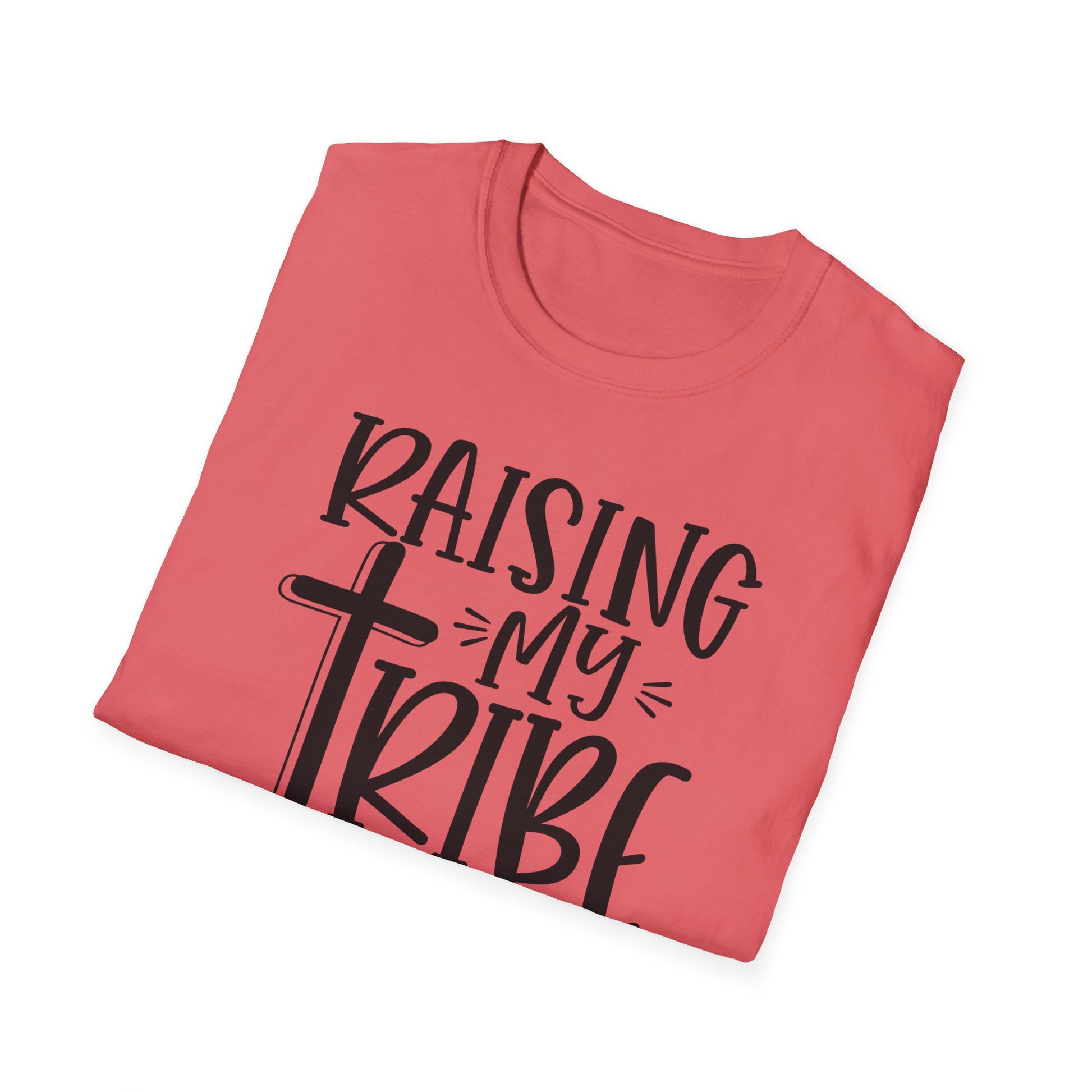 Raising My Tribe on Jesus Vibes Unisex T-Shirt, Christian Tee, Faith-Based Apparel, Gifts for Believers, Casual Church Wear