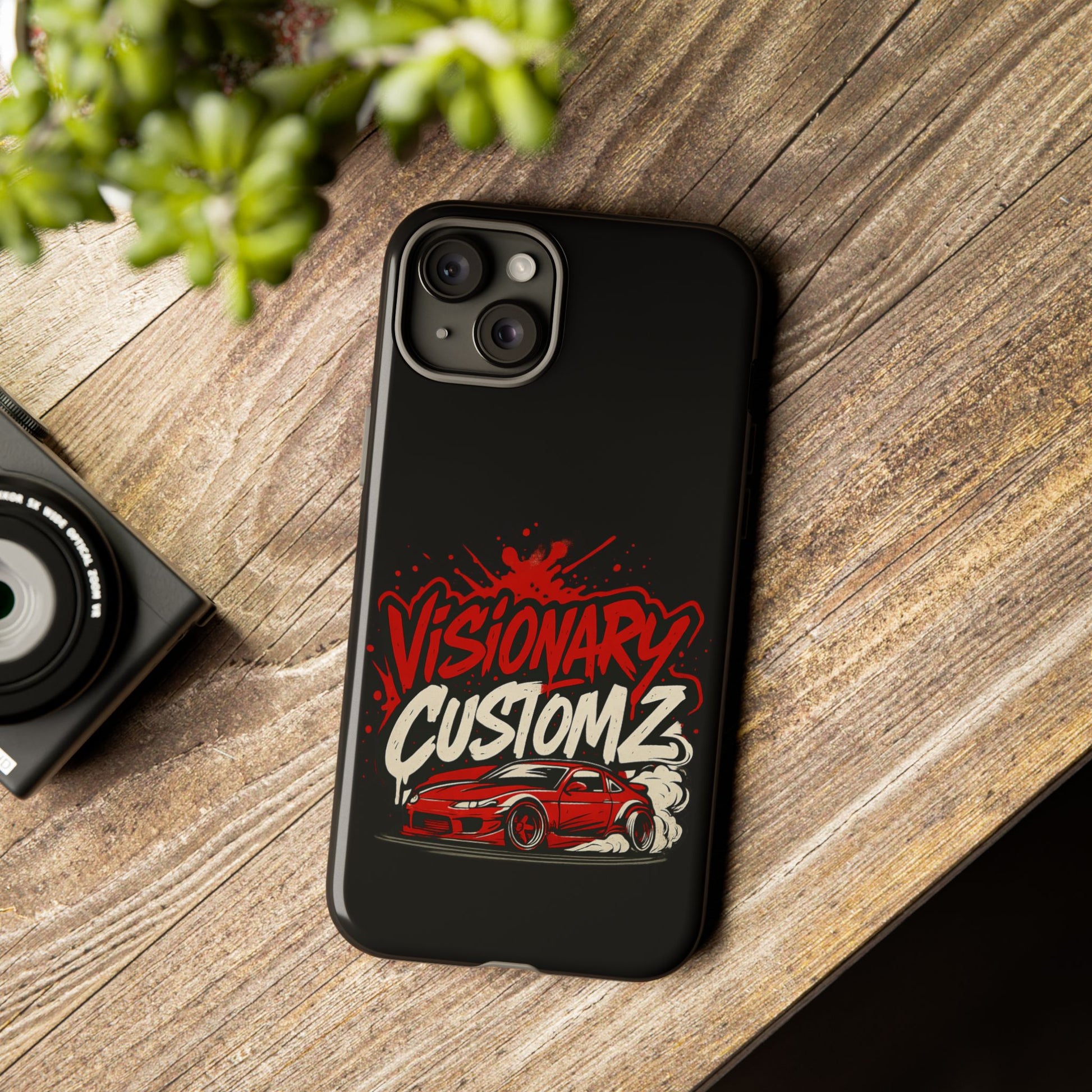 Visionary Customz Phone Case, Car Lover Accessory, Gift for Auto Enthusiasts, Customizable Phone Protection, Birthday Gift Idea