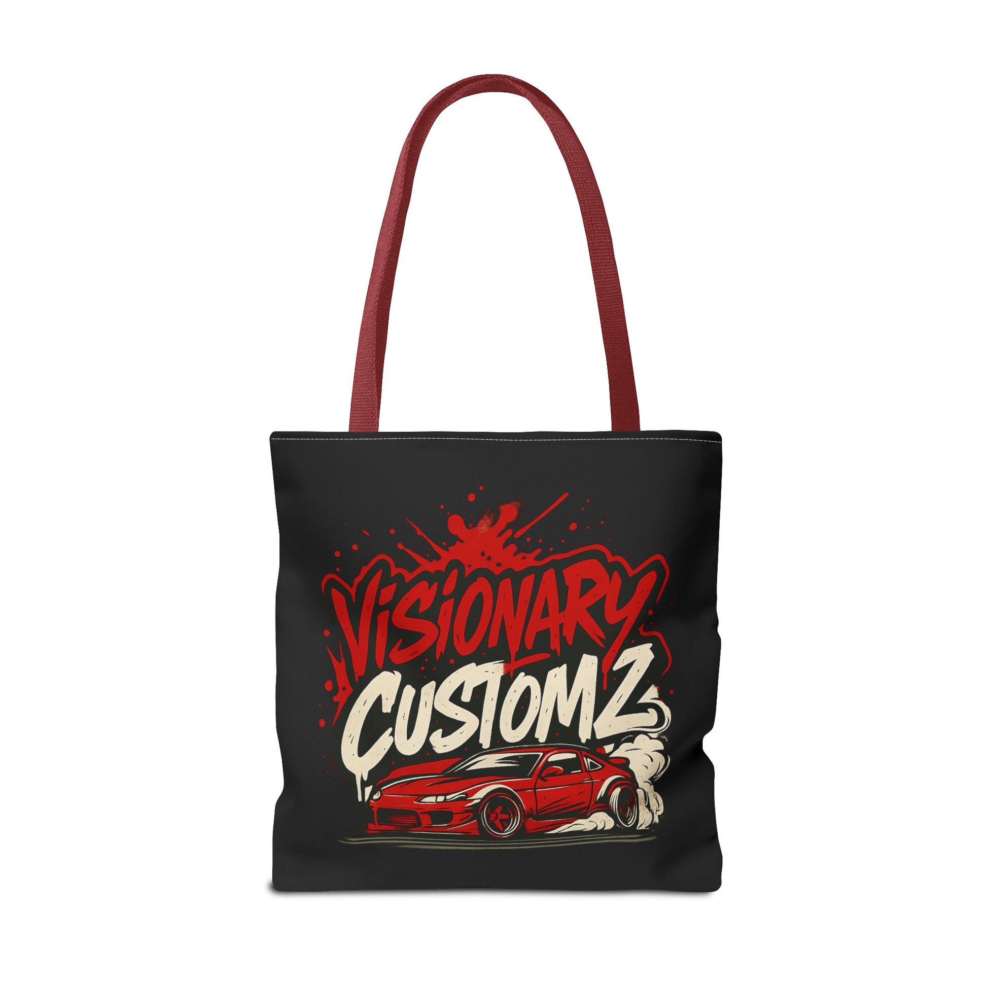 Visionary Customz Tote Bag - Stylish Car Enthusiast Bag, Gift for Auto Lovers, Custom Car Accessories, Unique Shopping Tote, AOP Design