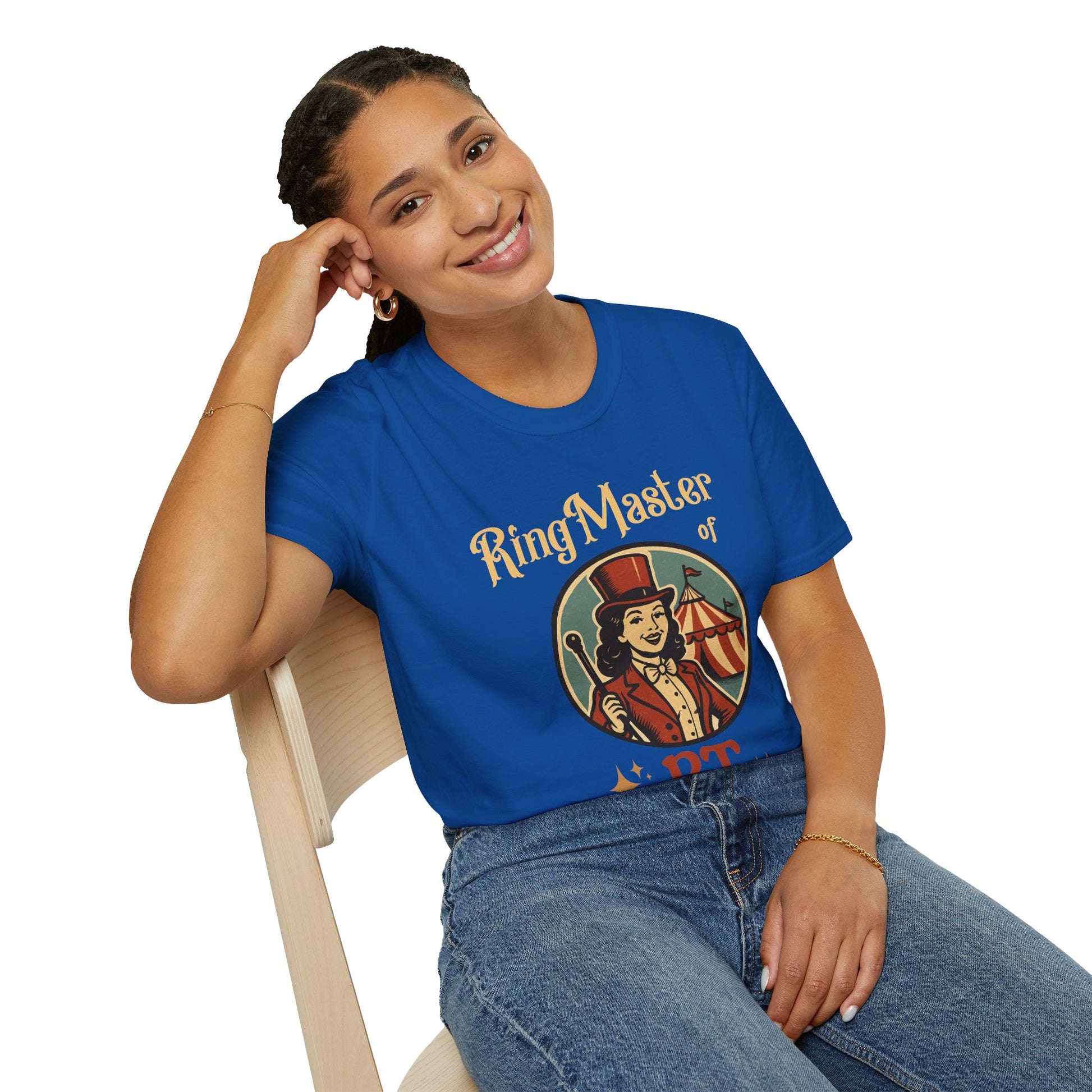 Vintage Ringmaster T-Shirt, Circus Shirt, Unisex Tee, Carnival Style, Fun Graphic Top, Festival Apparel