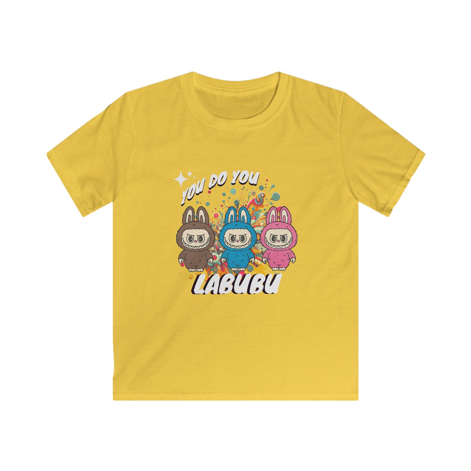 Kids T-shirt Labubu Doll Craze Softstyle Tee