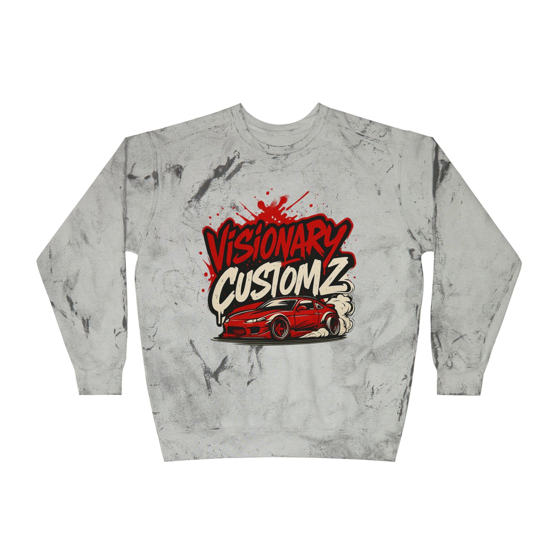 Visionary Custom Z Color Blast Sweatshirt, Unisex Sweatshirt, Comfort Colors