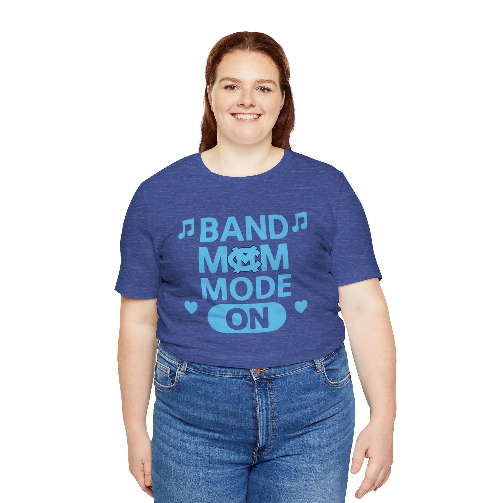 Band Mom Mode On Tee - Unisex Jersey Shirt for Music Lovers, Perfect for Concerts, Band Events, Gift for Moms, Music Enthusiasts