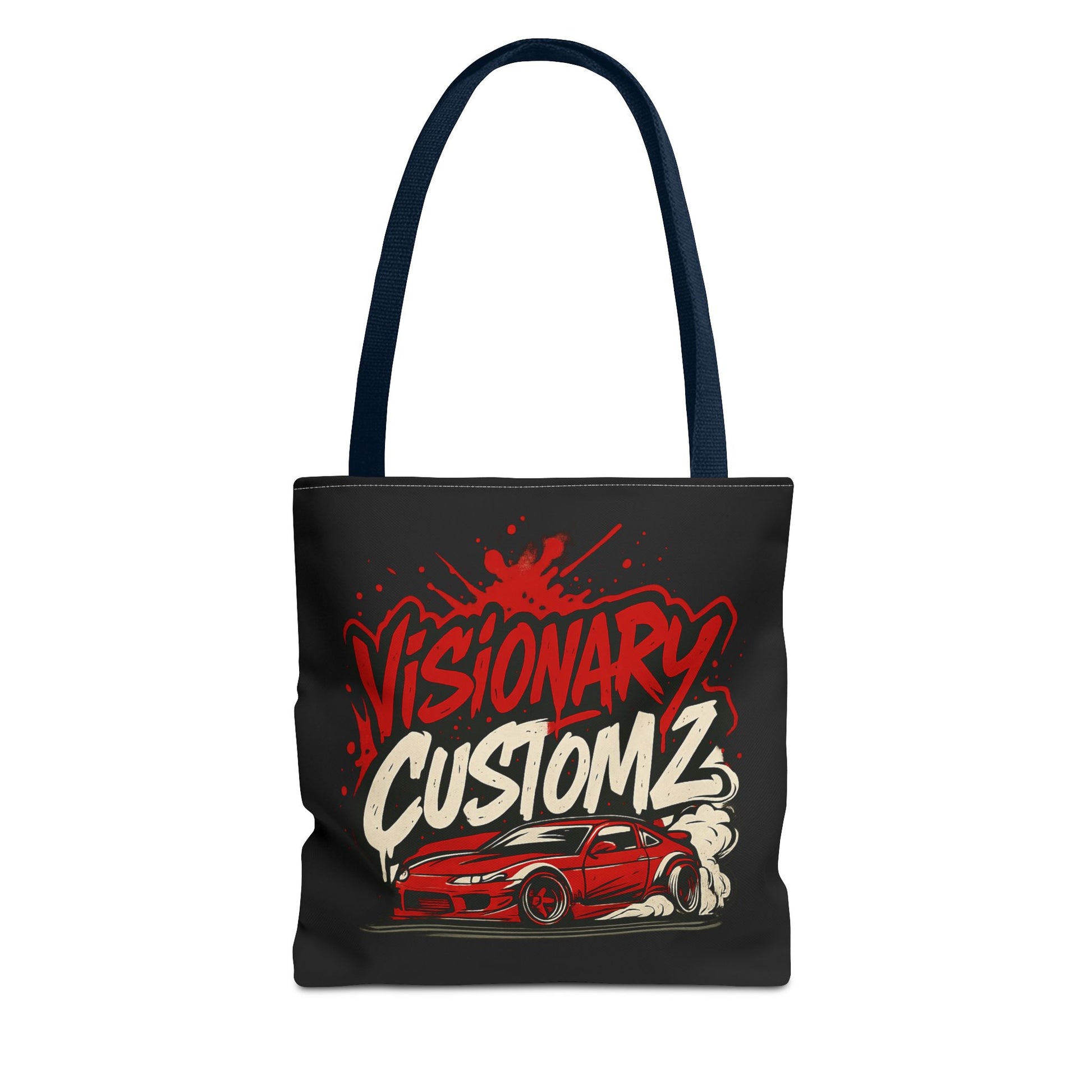 Visionary Customz Tote Bag - Stylish Car Enthusiast Bag, Gift for Auto Lovers, Custom Car Accessories, Unique Shopping Tote, AOP Design