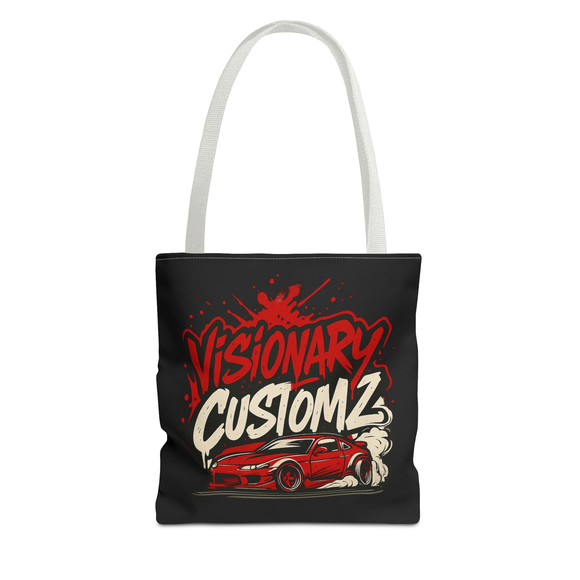 Visionary Customz Tote Bag - Stylish Car Enthusiast Bag, Gift for Auto Lovers, Custom Car Accessories, Unique Shopping Tote, AOP Design