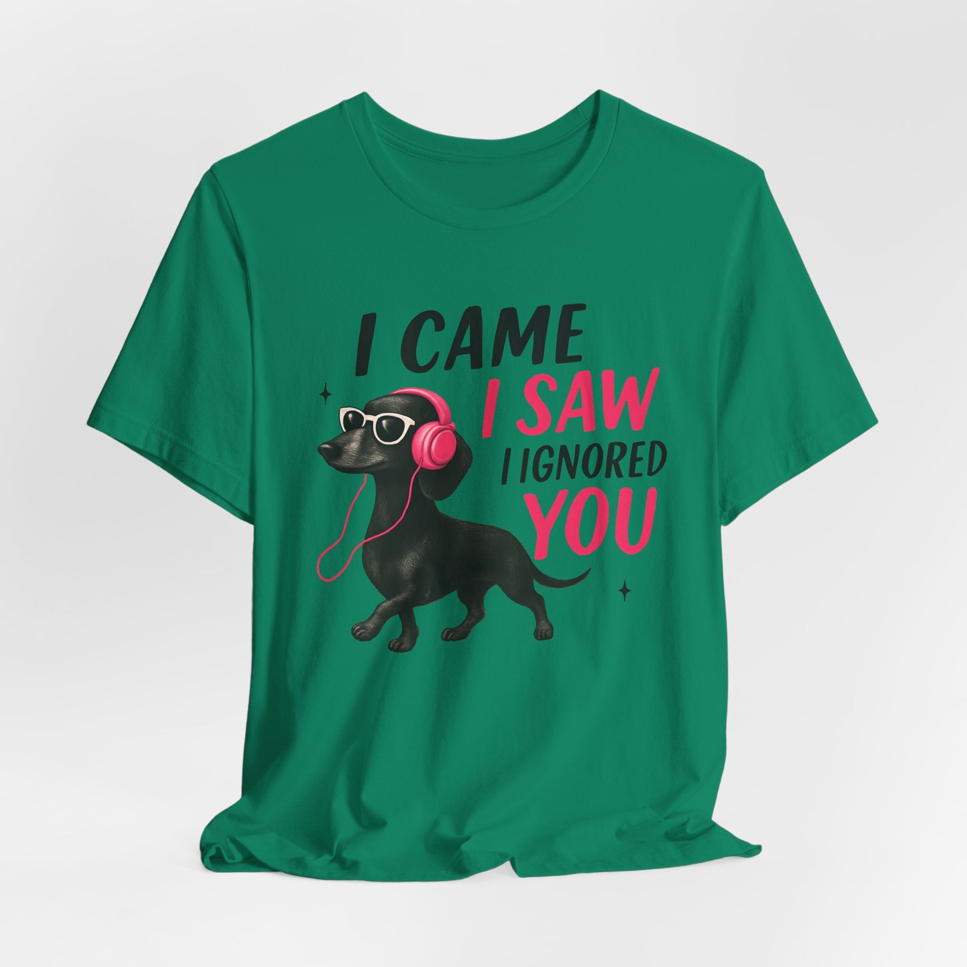 Cool Dog Lover Tee - I Came, I Saw, I Ignored You | Funny Pet Shirt, Gift for Dog Owners, Casual Wear, Birthday Gift, Animal Lover Apparel