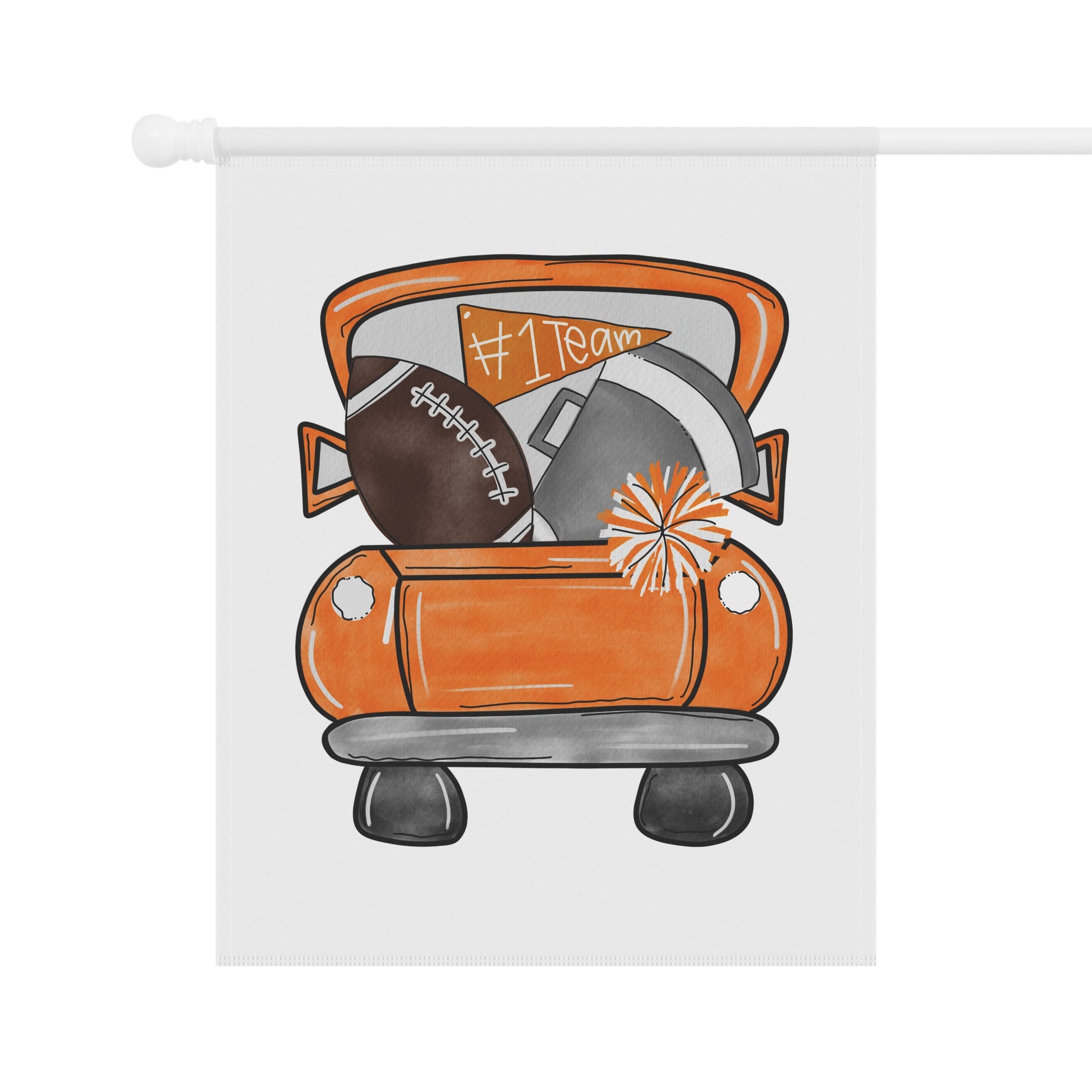 Cheerful Garden Banner for Sports Fans, Outdoor Decor, Game Day Sign, Front Yard Greeting, Team Spirit Flag, TN VOLS