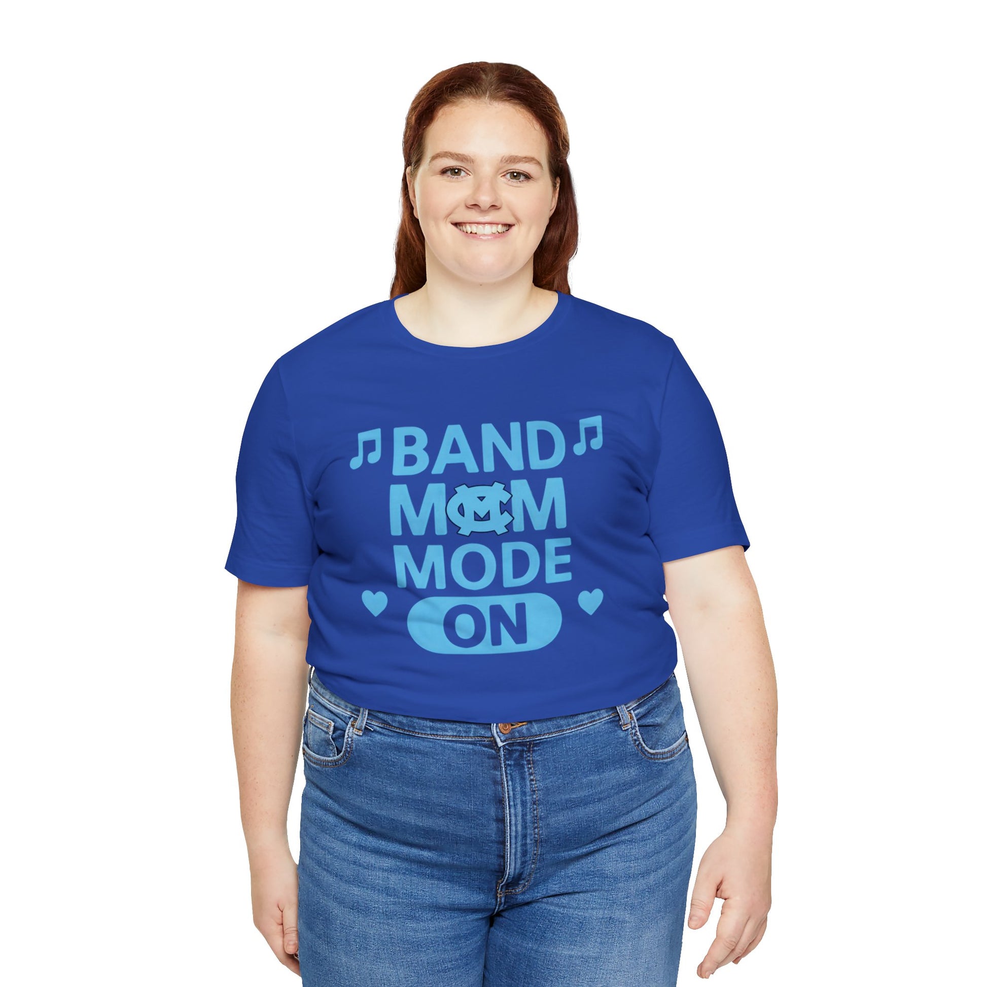 Band Mom Mode On Tee - Unisex Jersey Shirt for Music Lovers, Perfect for Concerts, Band Events, Gift for Moms, Music Enthusiasts