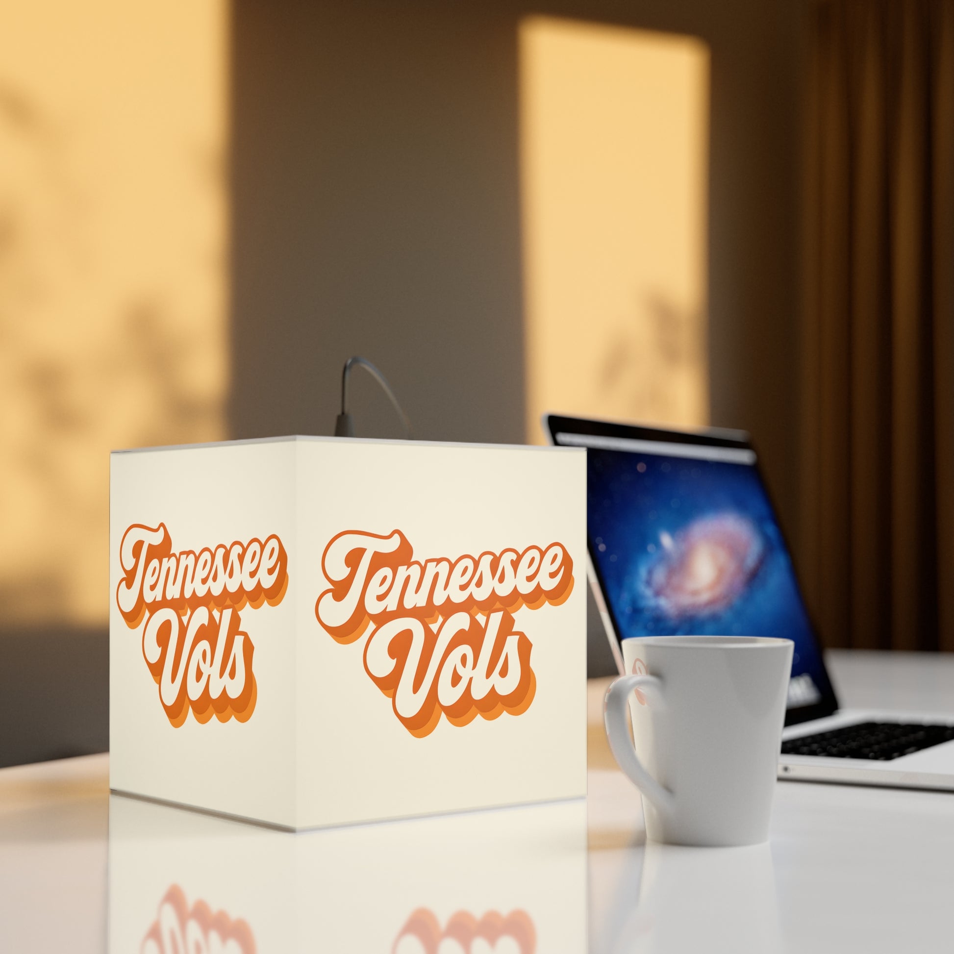 Tennessee Vols Light Cube Lamp | Sports Lighting, Home Decor, College Gifts, Fan Merchandise, Unique Room Accent