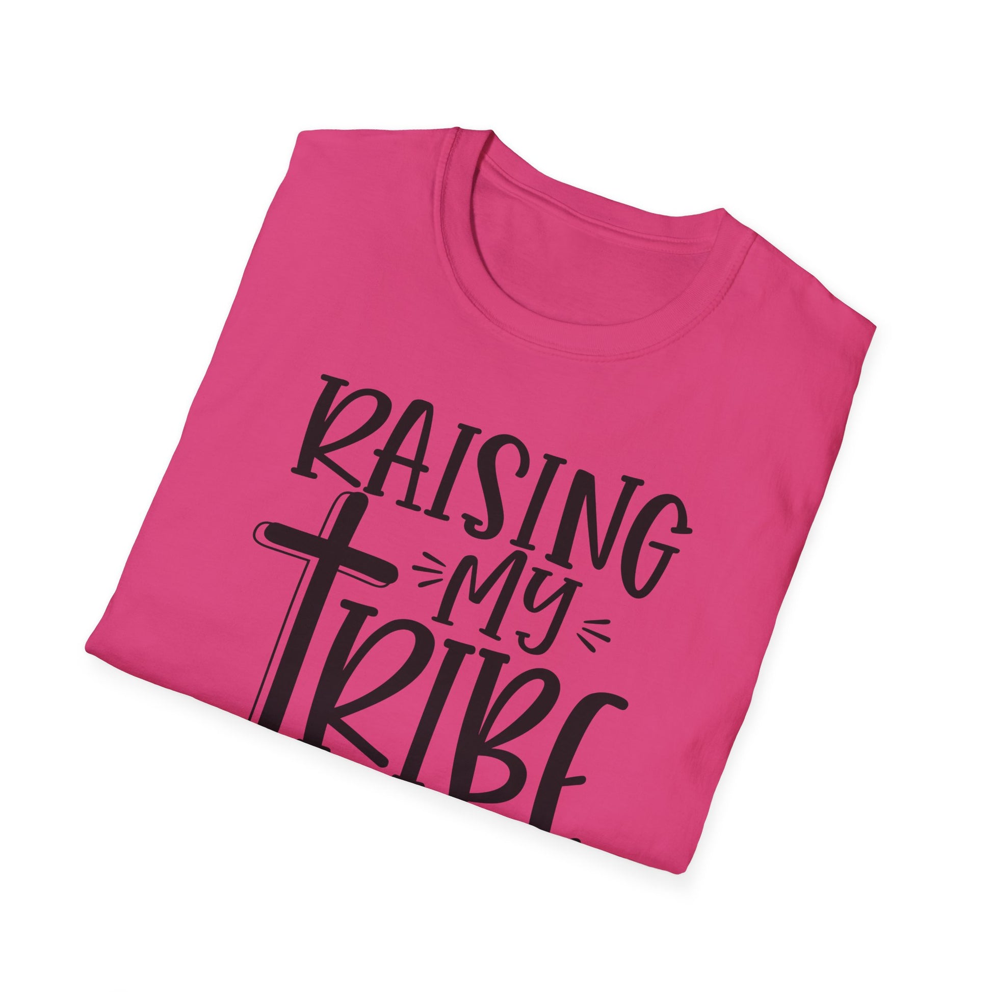 Raising My Tribe on Jesus Vibes Unisex T-Shirt, Christian Tee, Faith-Based Apparel, Gifts for Believers, Casual Church Wear