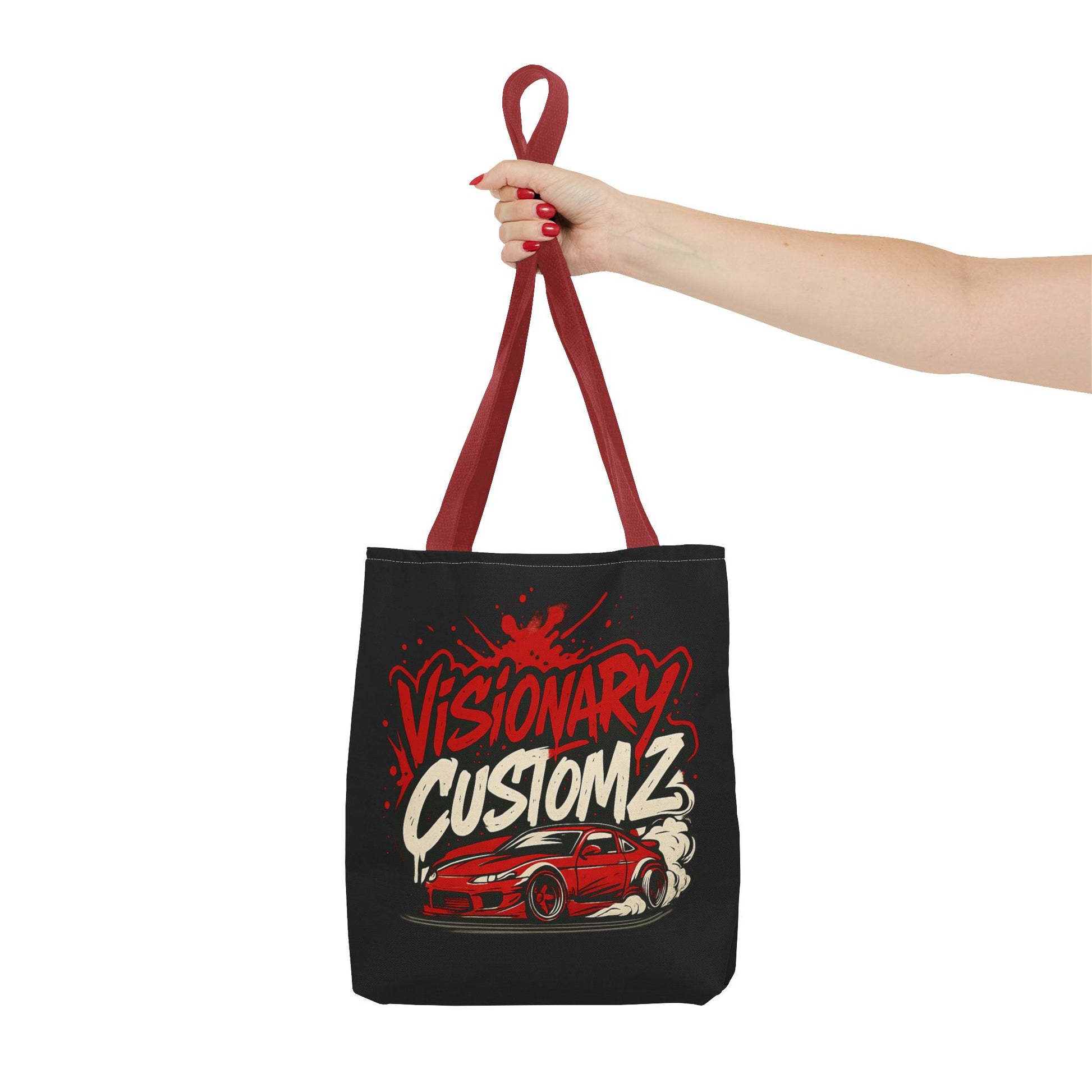 Visionary Customz Tote Bag - Stylish Car Enthusiast Bag, Gift for Auto Lovers, Custom Car Accessories, Unique Shopping Tote, AOP Design