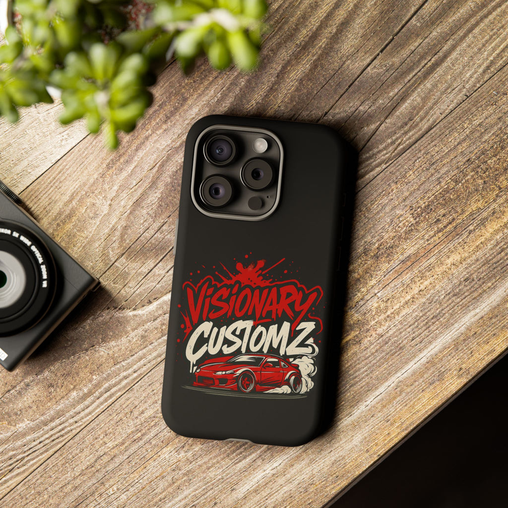 Visionary Customz Phone Case, Car Lover Accessory, Gift for Auto Enthusiasts, Customizable Phone Protection, Birthday Gift Idea